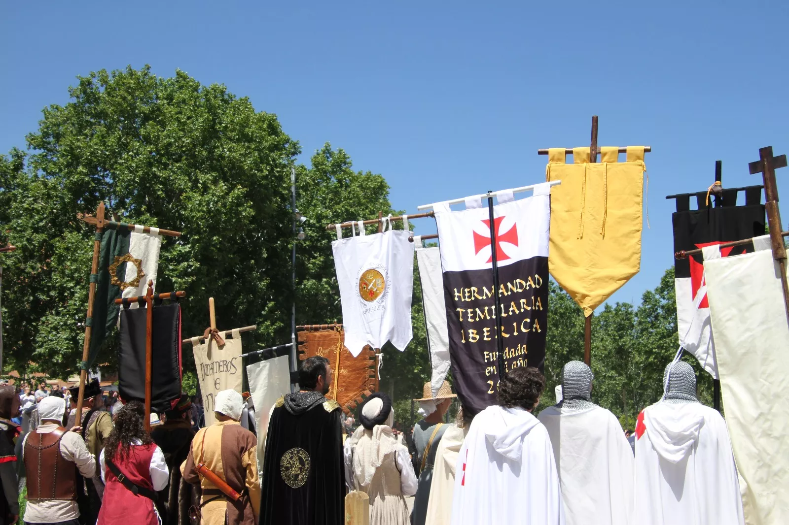 Homenaje templario a Guillem de Mont-rodón". Foto Carlos Neofato