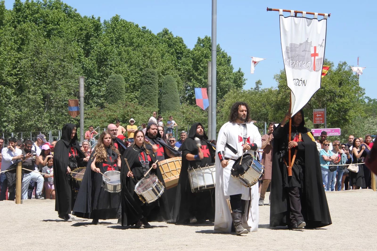 Homenaje templario a Guillem de Mont-rodón". Foto Carlos Neofato