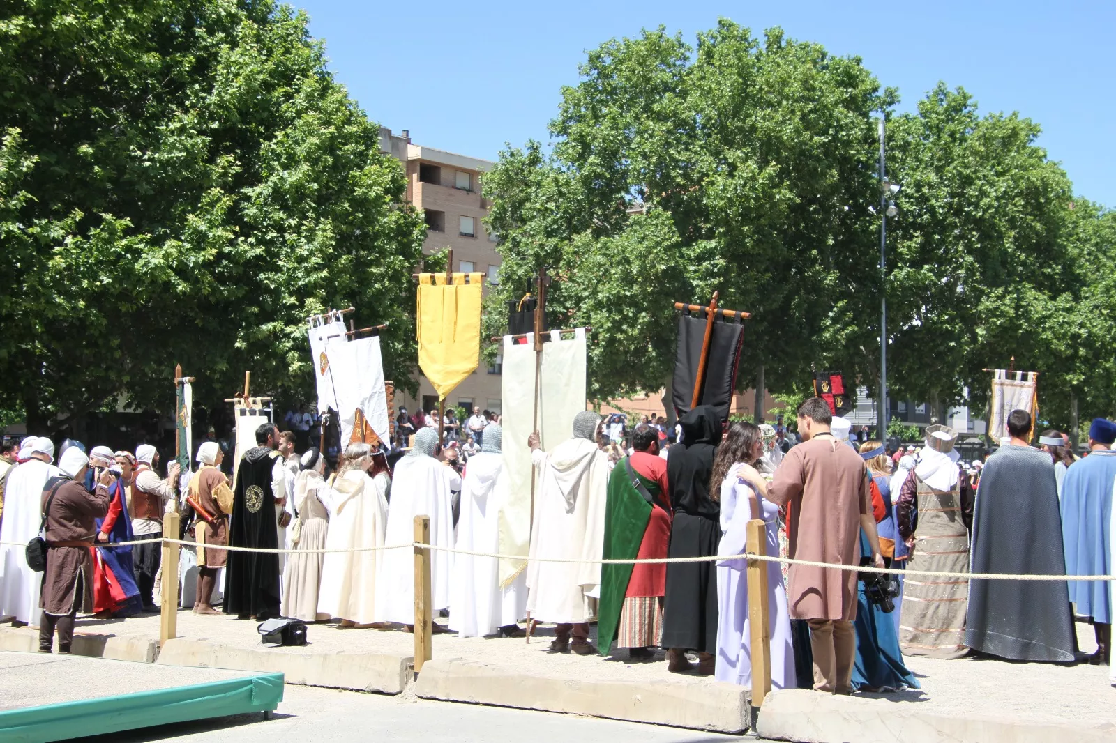 Homenaje templario a Guillem de Mont-rodón". Foto Carlos Neofato