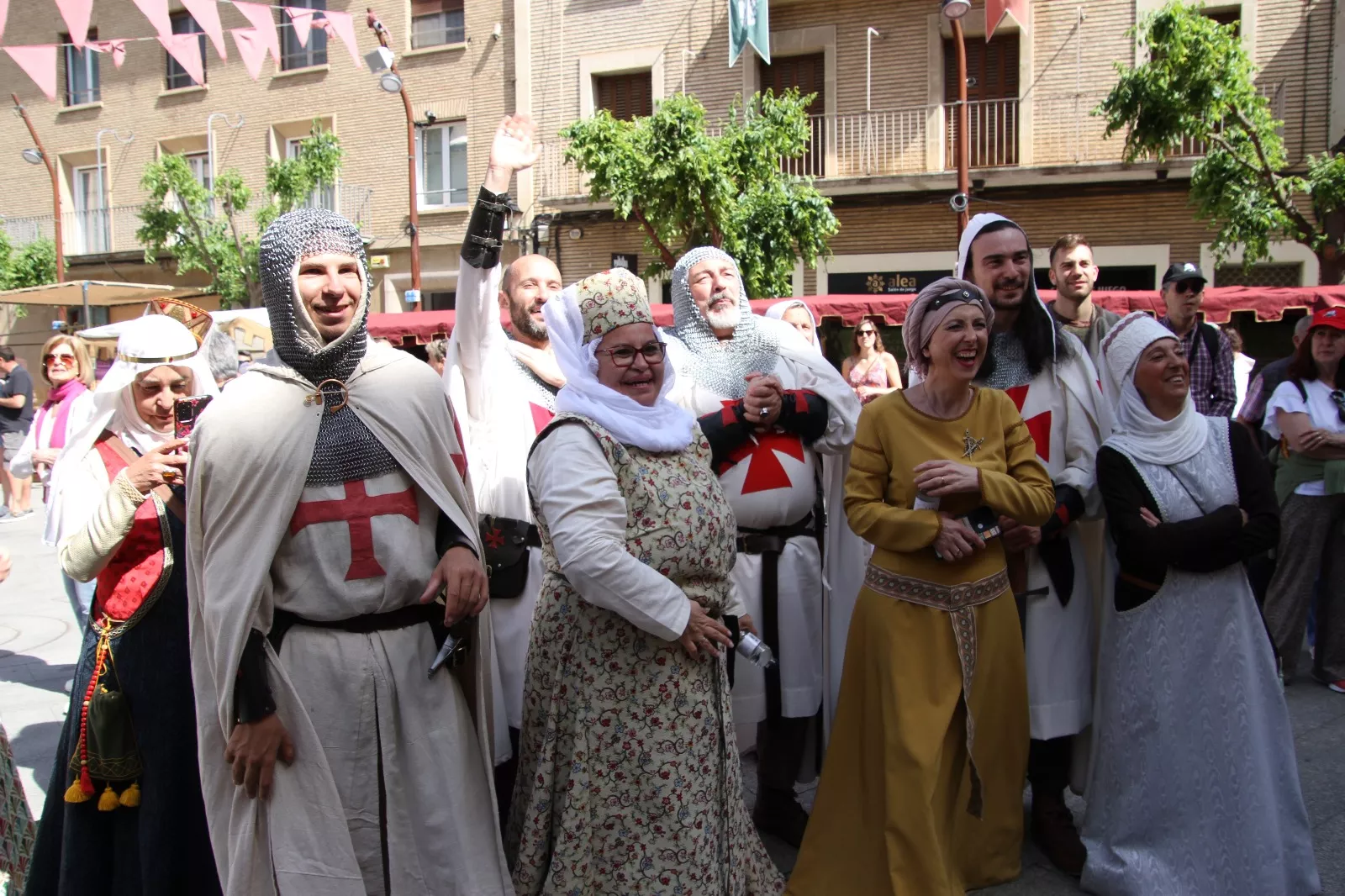 Homenaje templario a Guillem de Mont-rodón". Foto Carlos Neofato