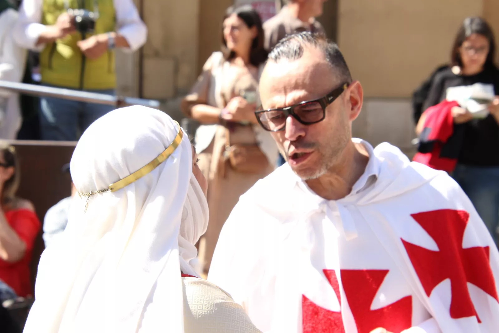 Homenaje templario a Guillem de Mont-rodón". Foto Carlos Neofato