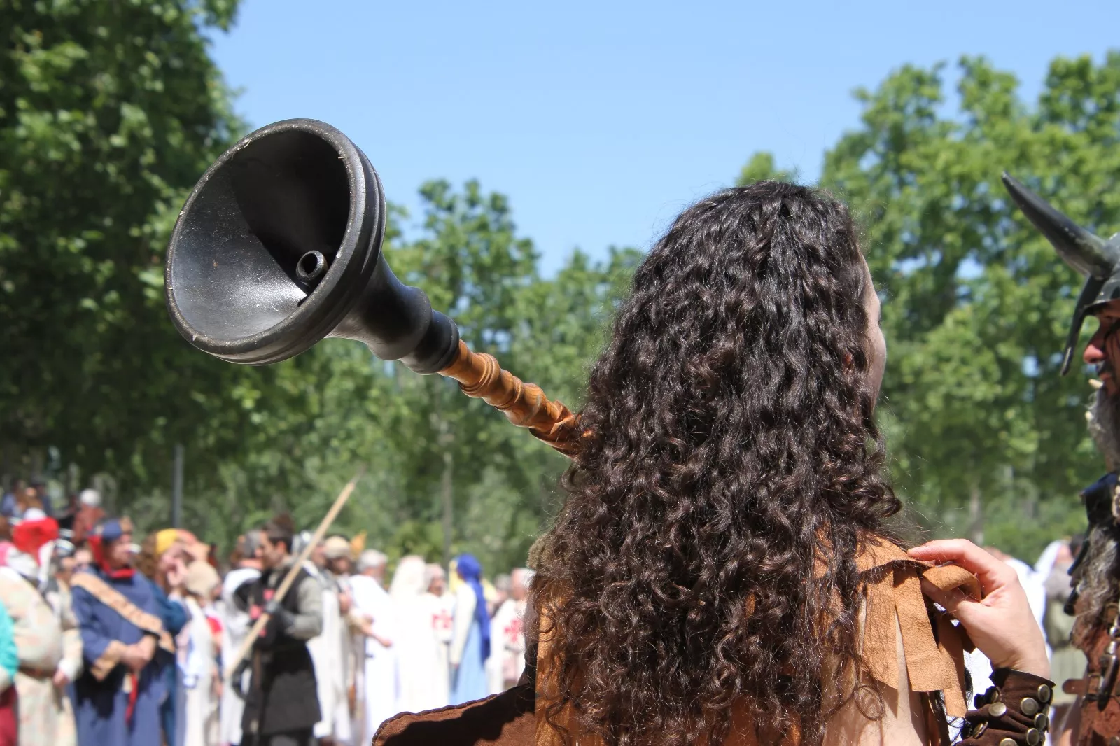 Homenaje templario a Guillem de Mont-rodón". Foto Carlos Neofato
