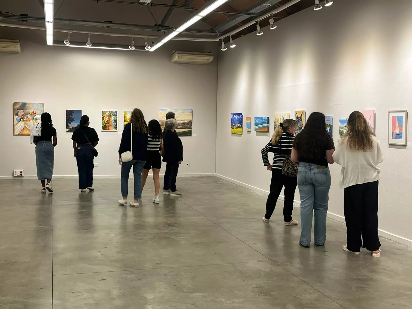 Exposición del alumnado de Marian Ruiz del curso 2024-2025.