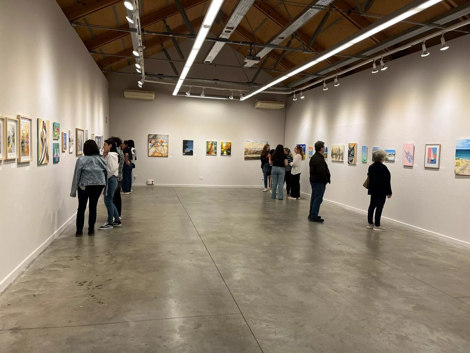 Exposición del alumnado de Marian Ruiz del curso 2024-2025.