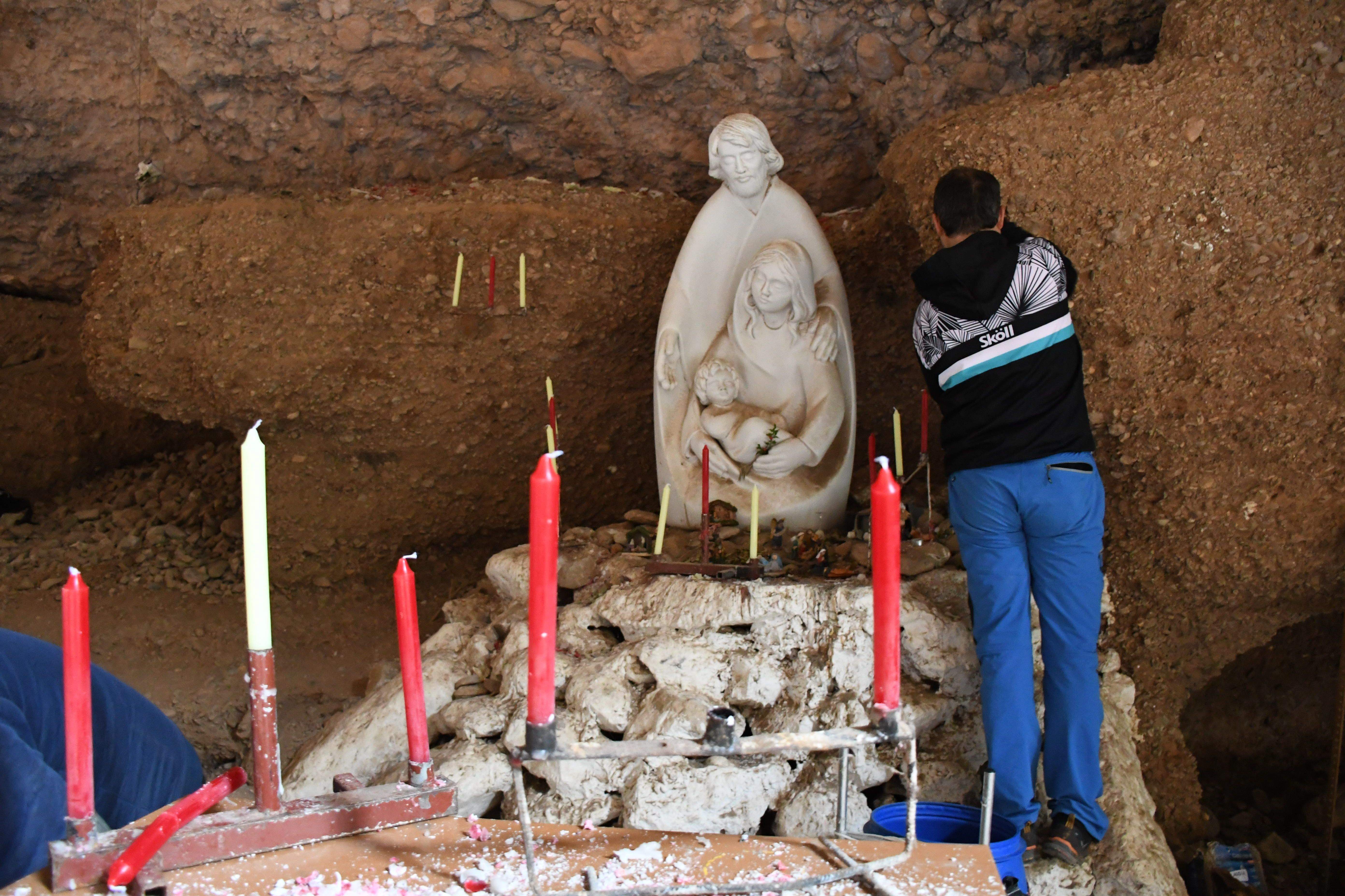 Imágenes del belén de Peña Guara 