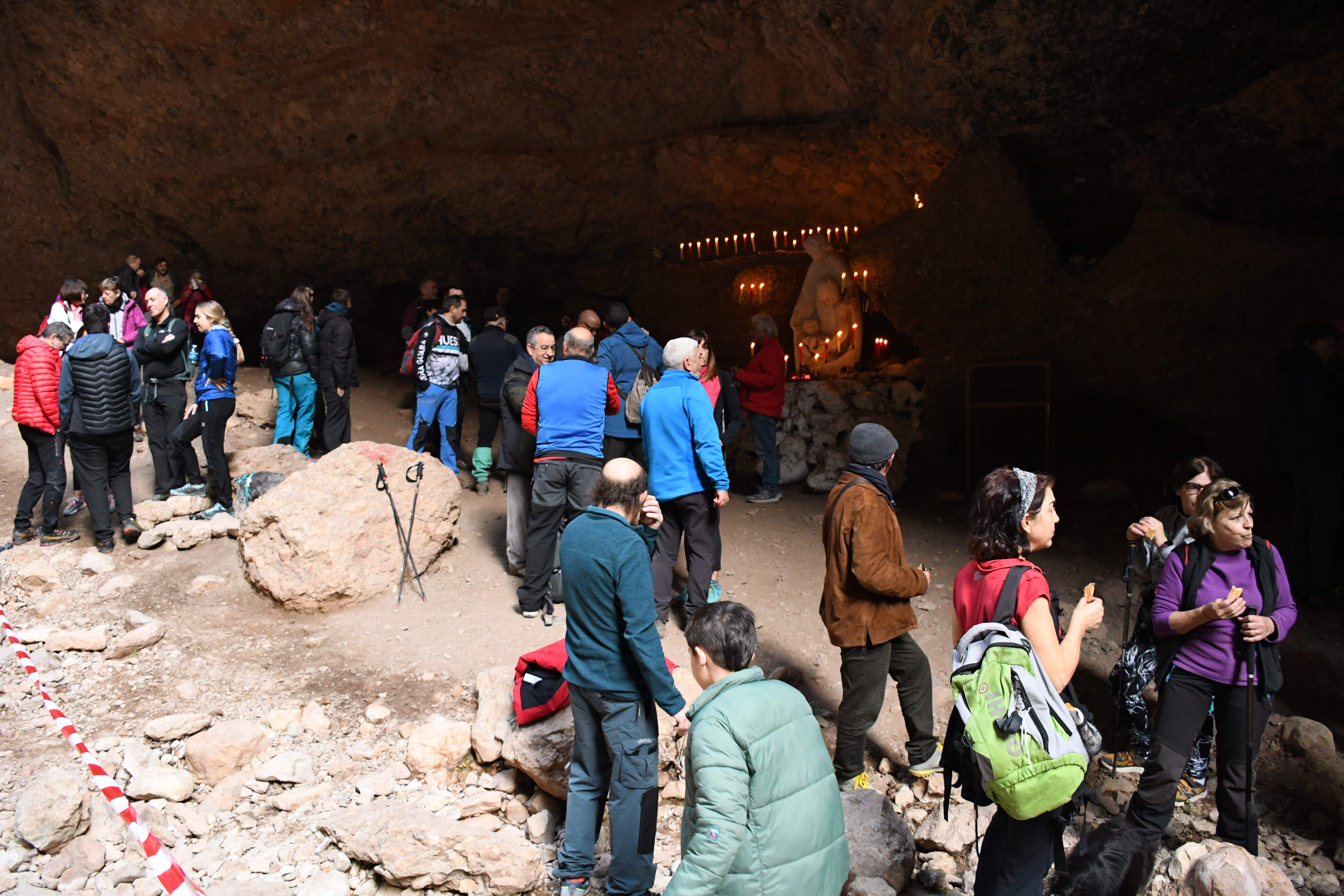 Imágenes del belén de Peña Guara 