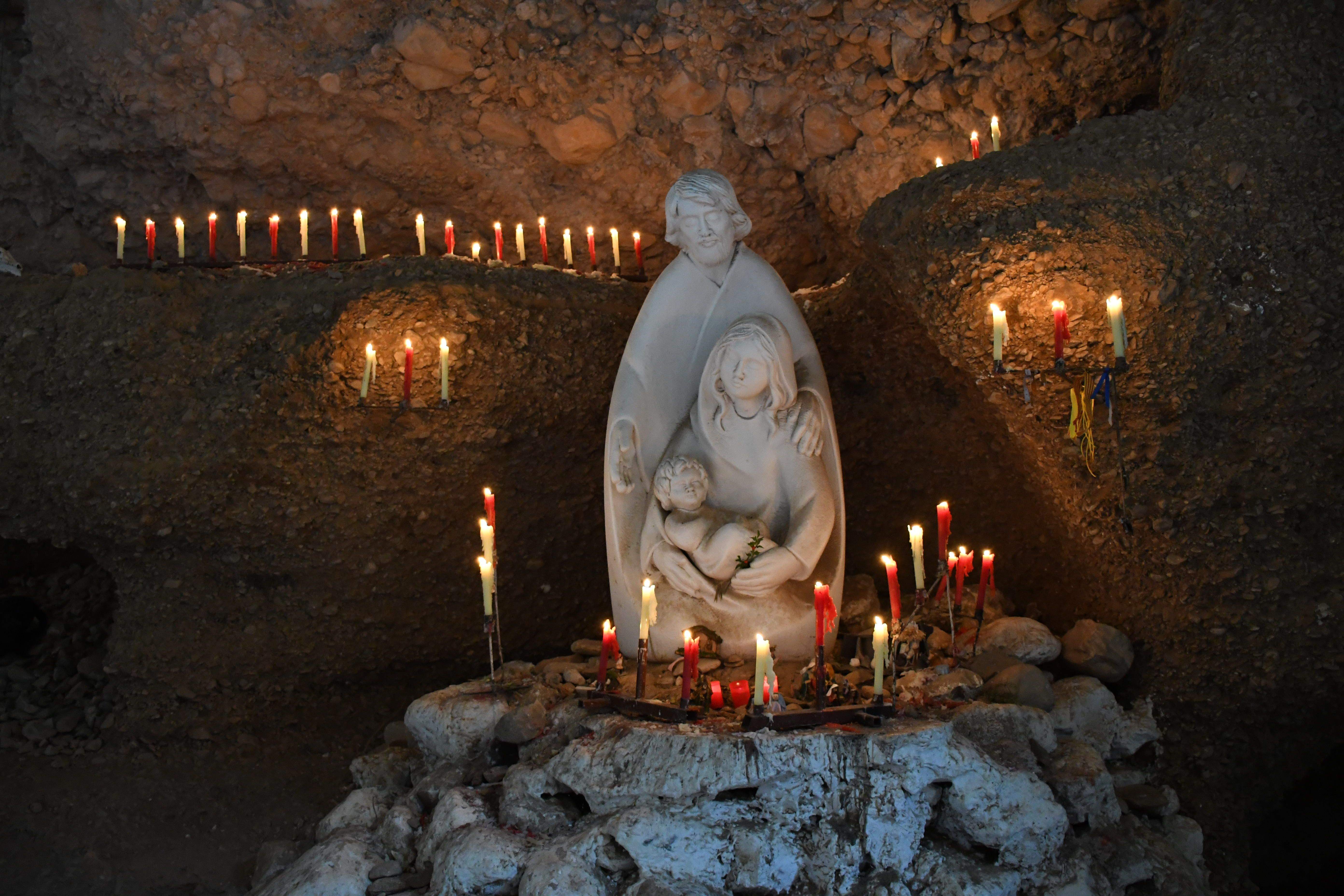 Imágenes del belén de Peña Guara 