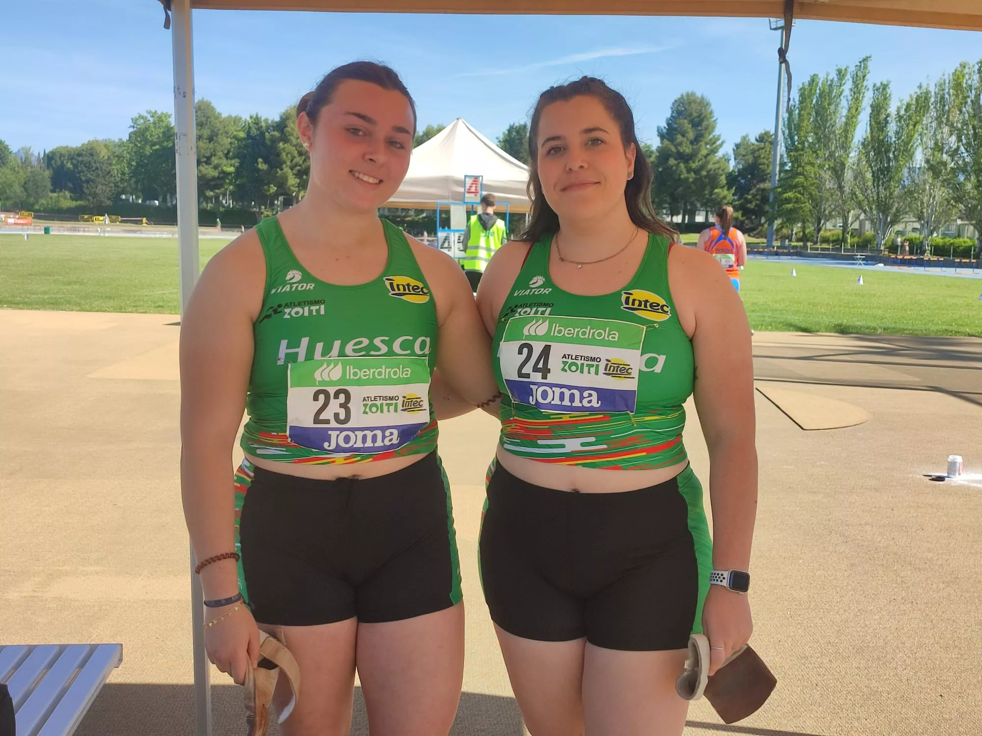 Segunda Jornada de Liga. Noa López y Julia Foncillas