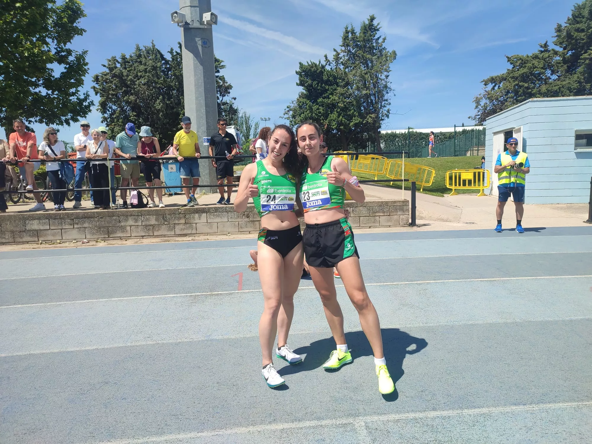 Segunda Jornada de Liga. Marta Fontán y Sandra Labarta