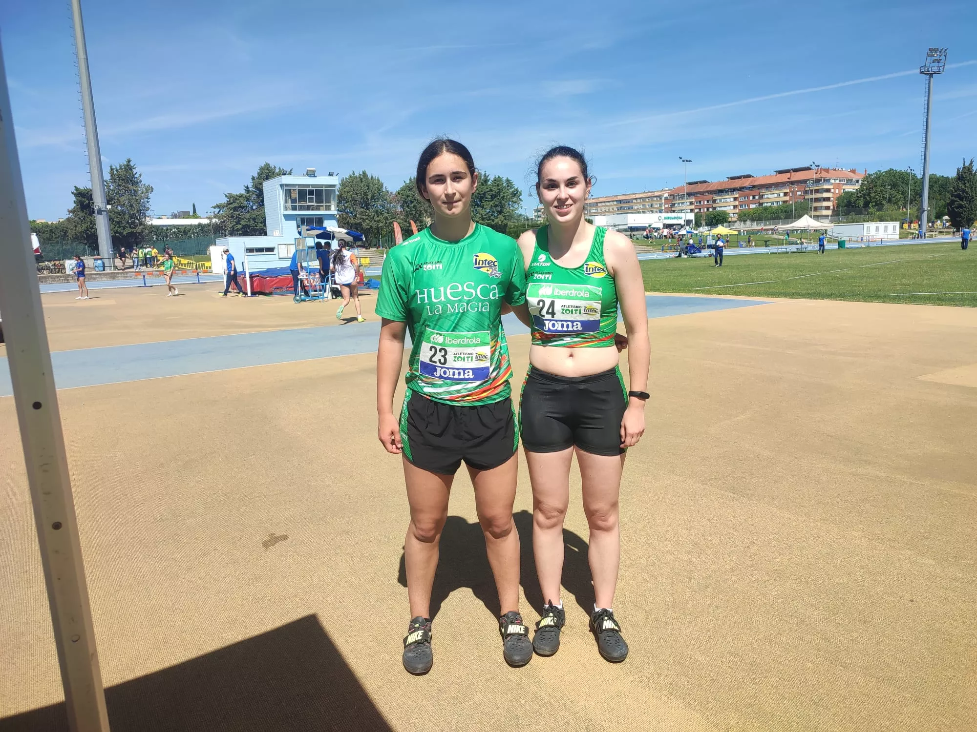 Segunda Jornada de Liga. Belén Villarroya e Isabel Andreu