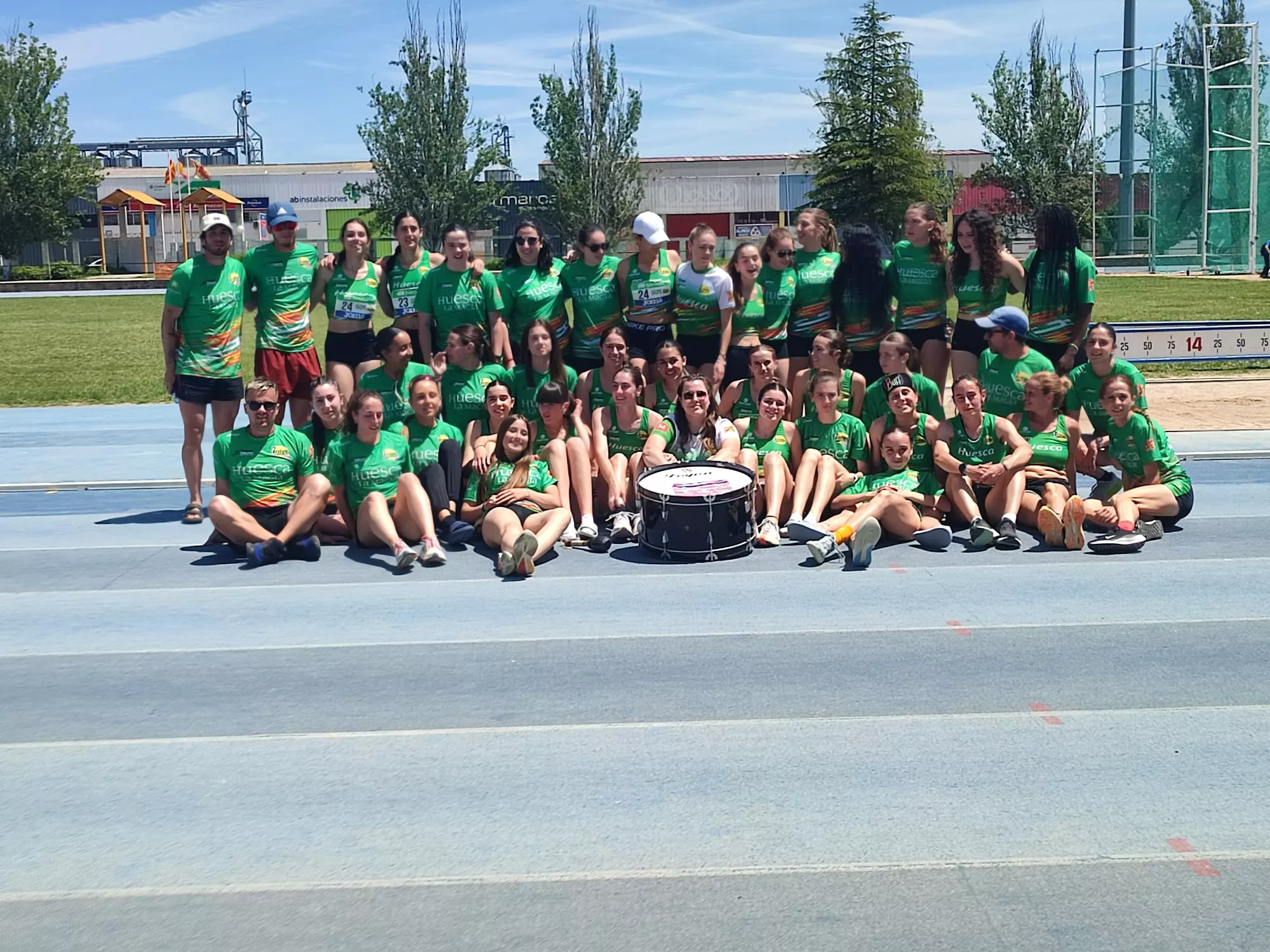 Foto de familia tras la competición.