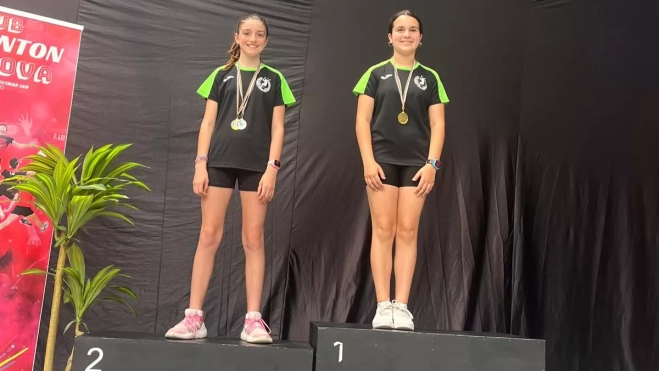 Alba Cejalvo y Vega Morer, campeona y subcampeonas individual Sub-13 Alba Cejalvo y Vega Morer, campeona y subcampeonas individual Sub-13