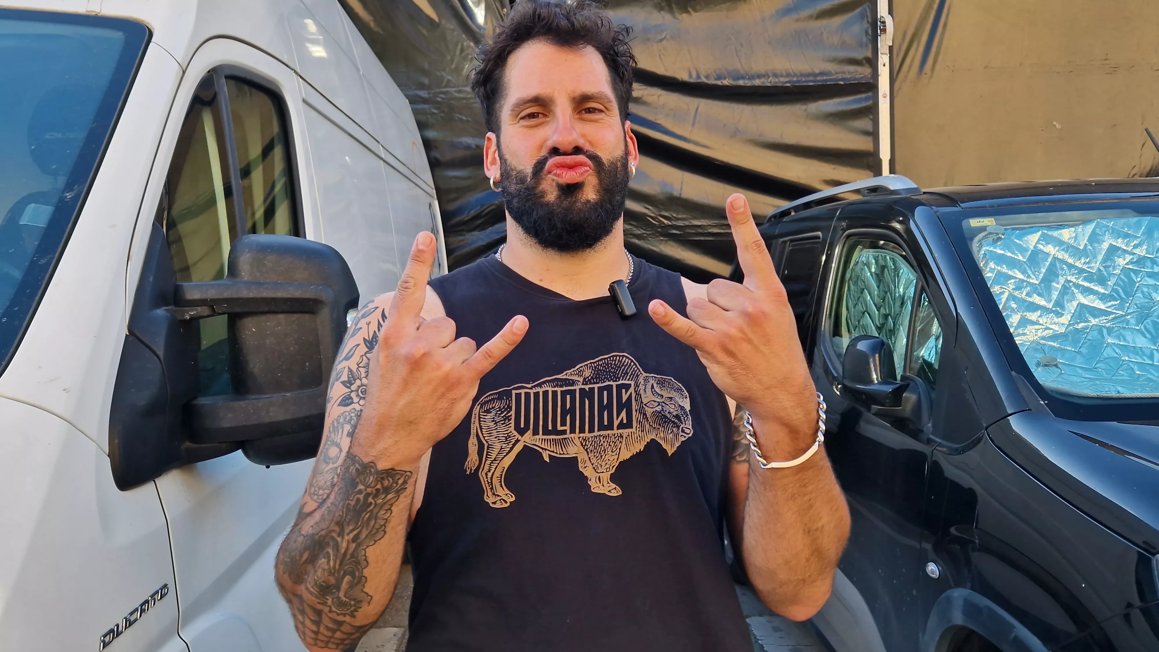 Álvaro Ruiz, de Villanos. Garrampa Fest 2025. Foto Myriam Martínez