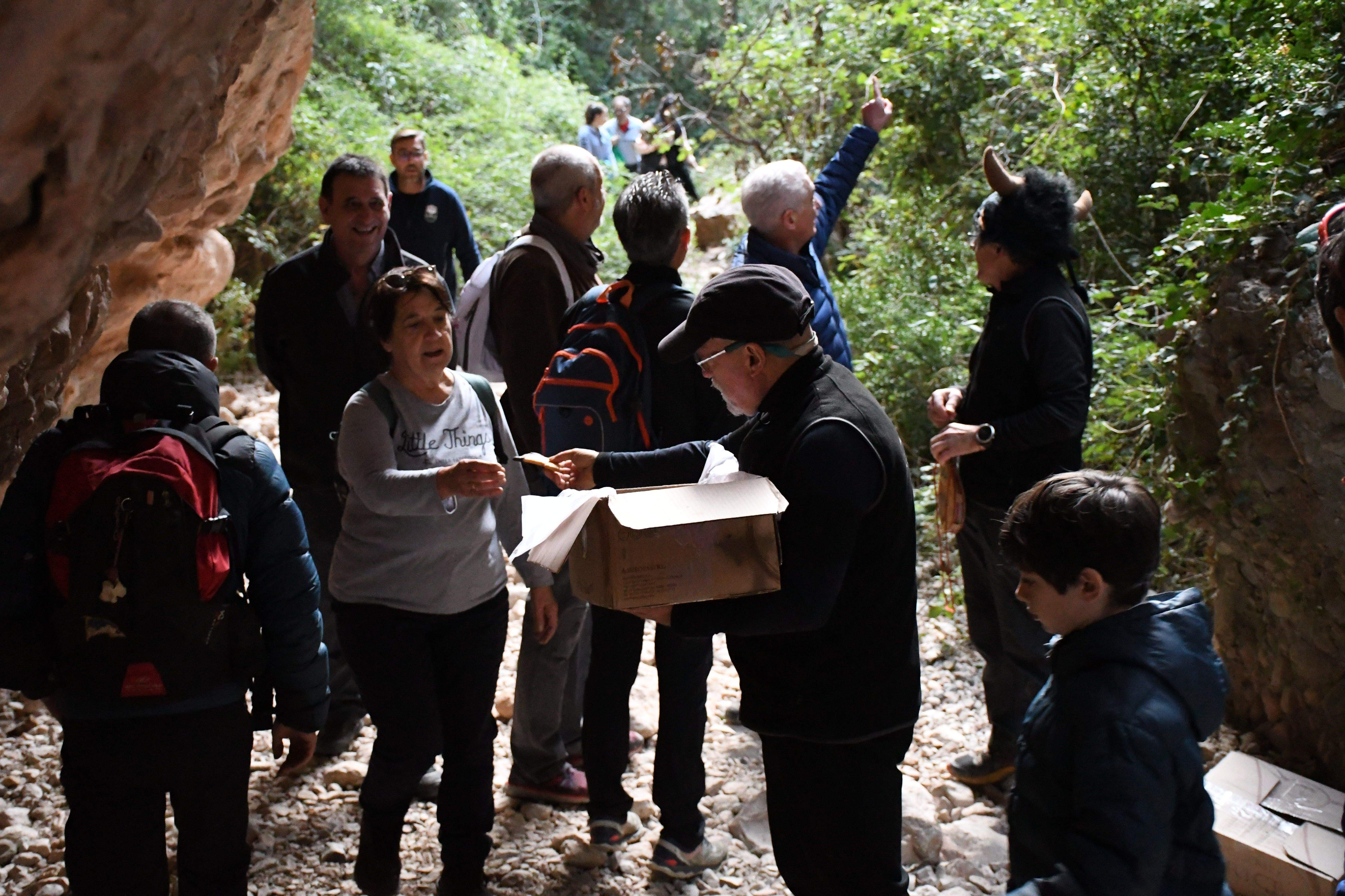 Imágenes del belén de Peña Guara 