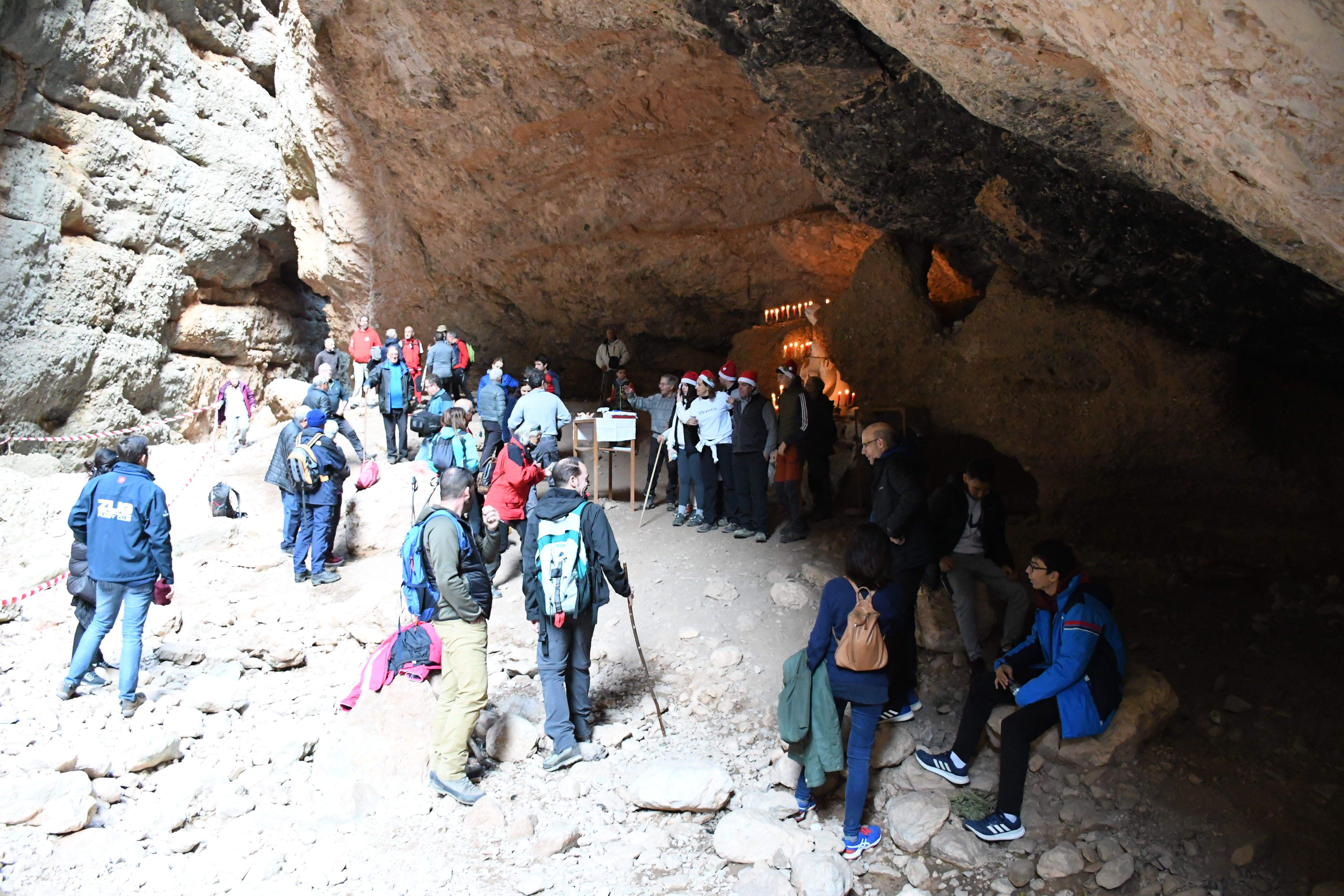 Imágenes del belén de Peña Guara