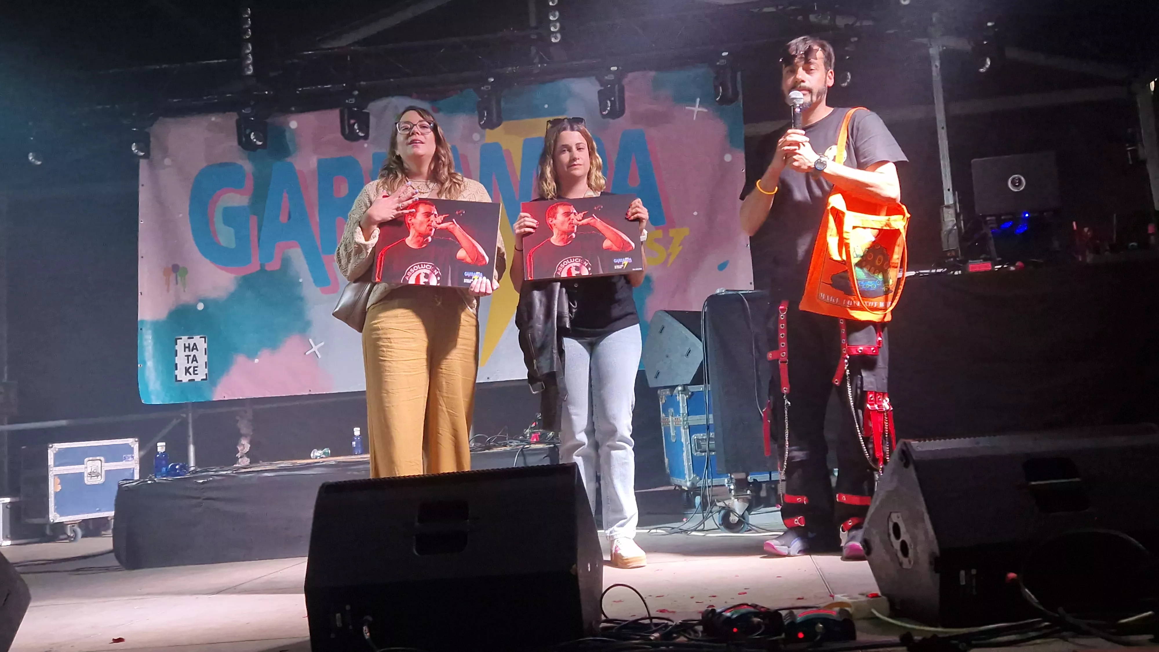 Homenaje a Mario Rodríguez "Merio" en el Garrampa Fest 2025. Foto Myriam Martínez