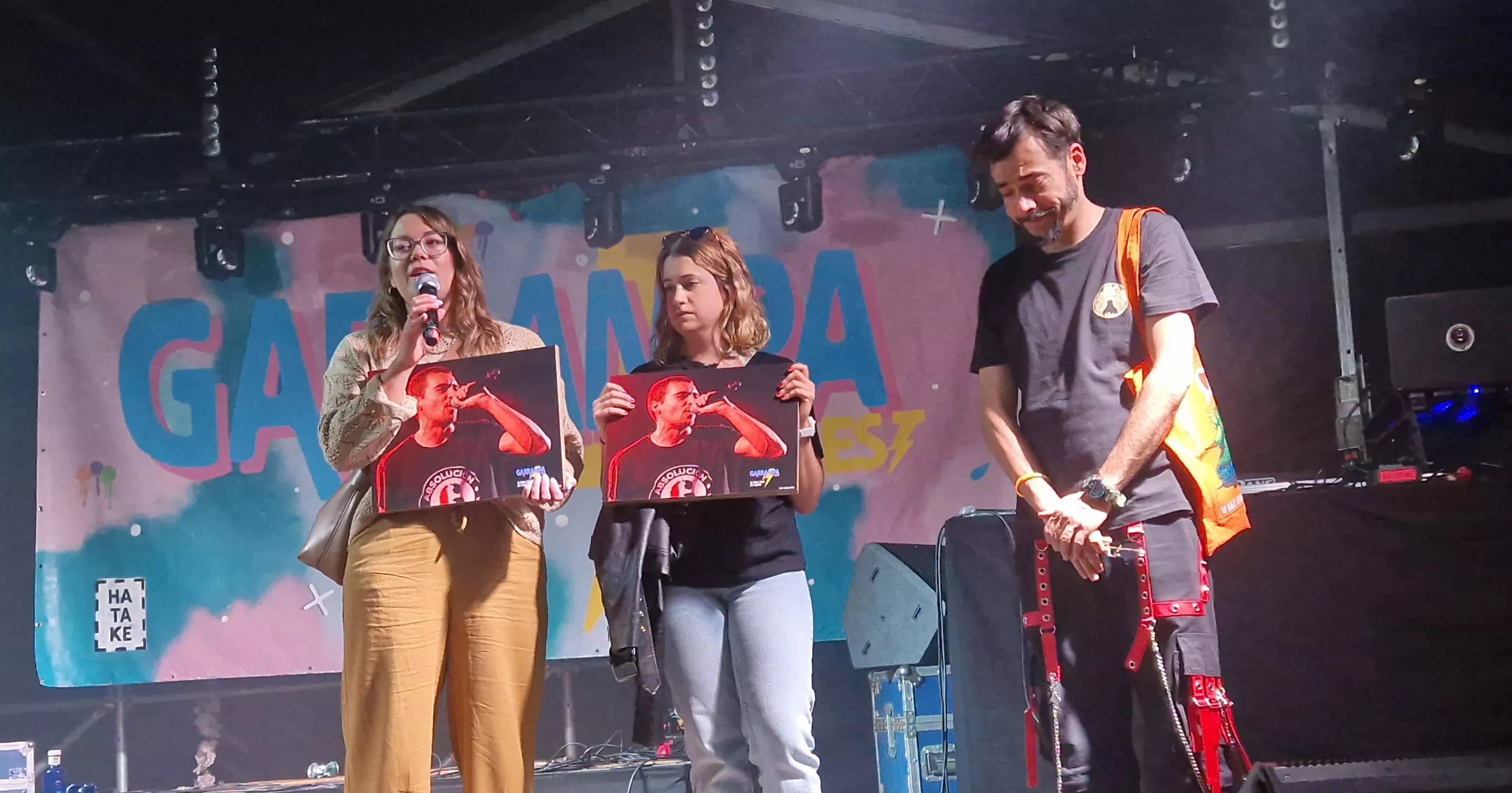Homenaje a Mario Rodríguez "Merio" en el Garrampa Fest 2025. Foto Myriam Martínez
