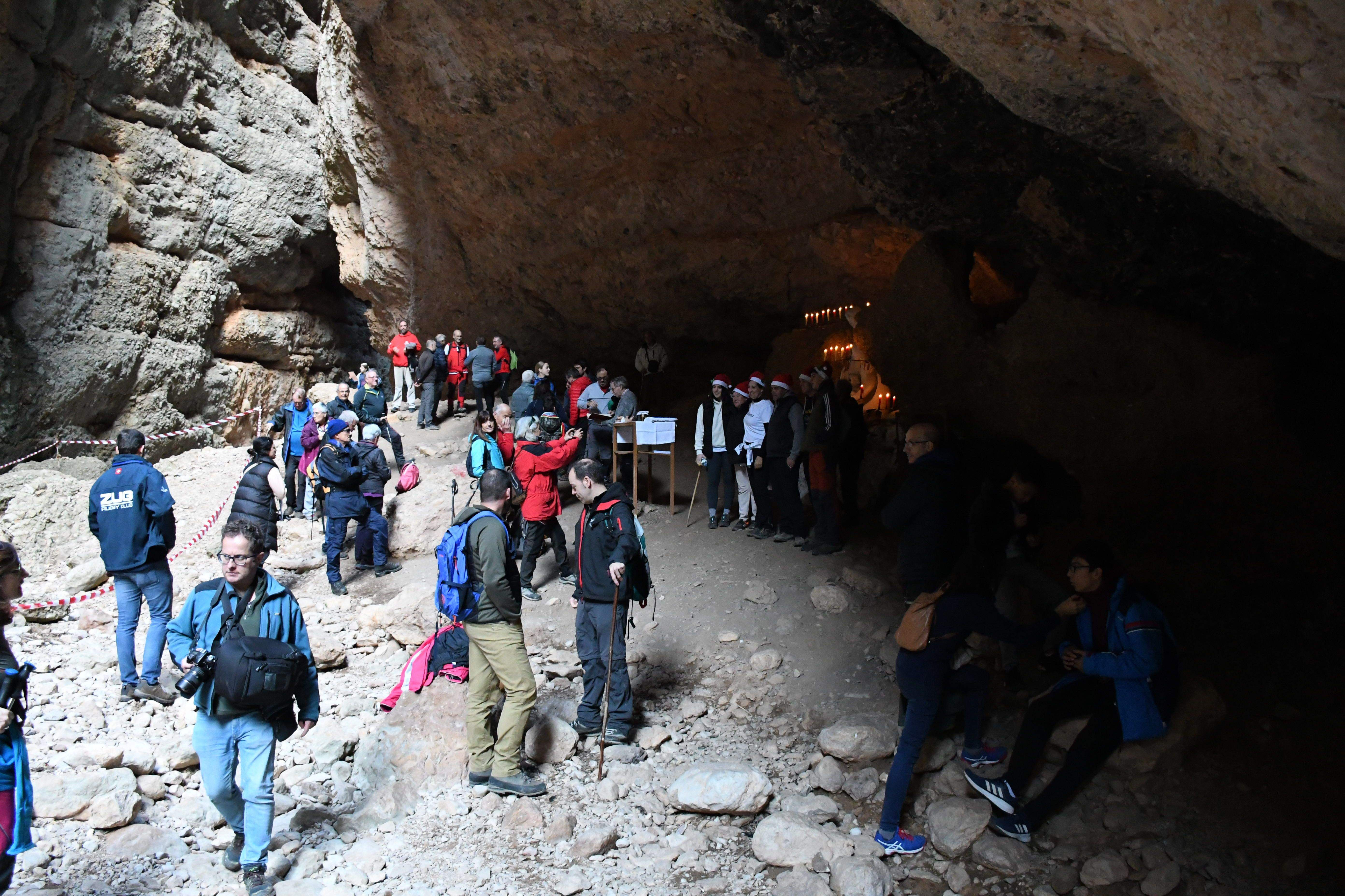 Imágenes del belén de Peña Guara 