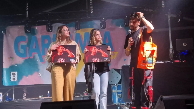 Homenaje a Mario Rodríguez "Merio" en el Garrampa Fest 2025. Foto Myriam Martínez Homenaje a Mario Rodríguez "Merio" en el Garrampa Fest 2025. Foto Myriam Martínez