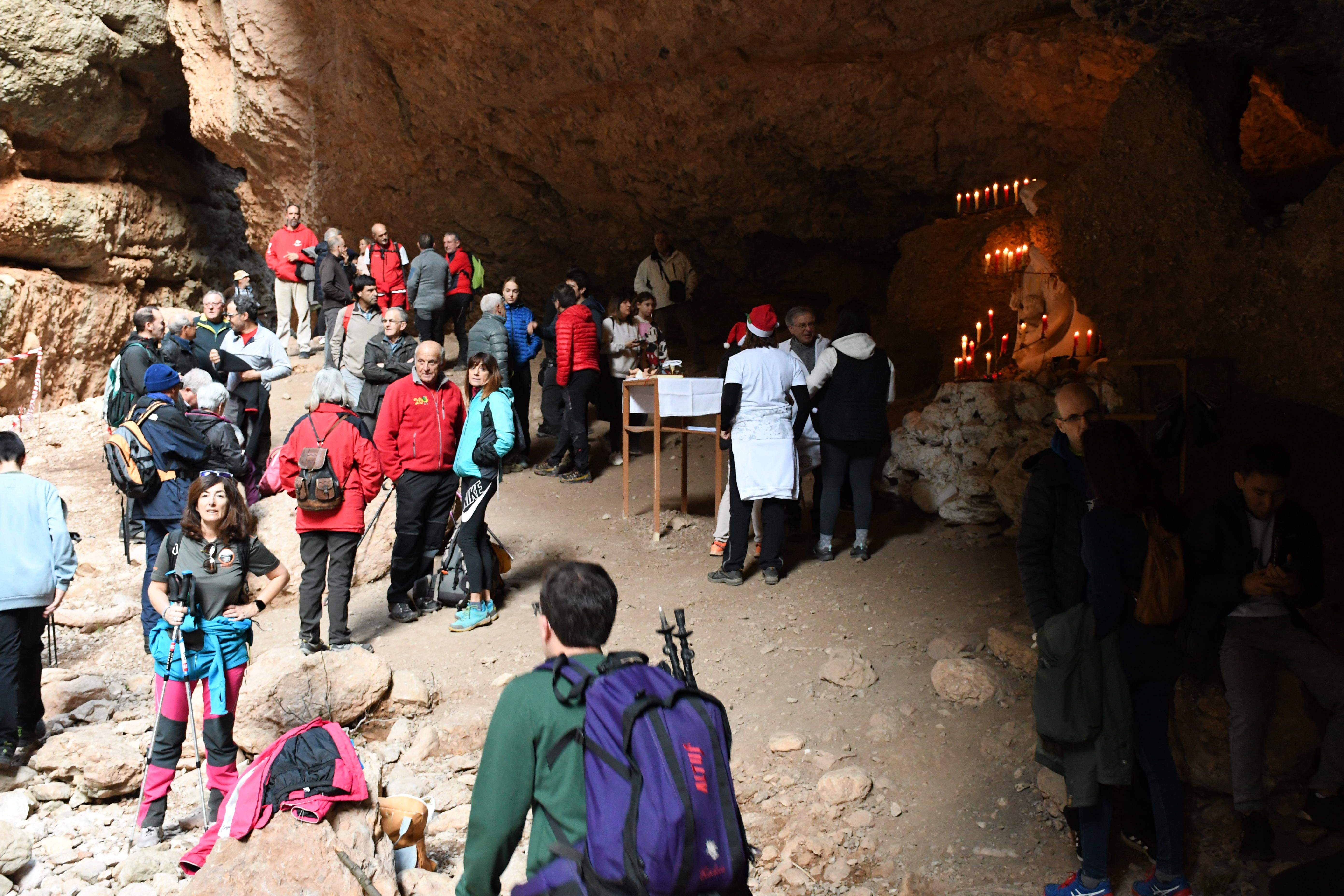Imágenes del belén de Peña Guara 