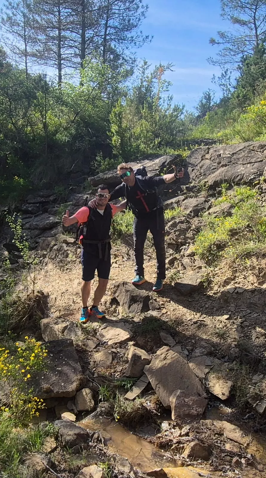 Reto de la cima de Malacastro de los Javieres en Anzánigo. Foto Juanlu Herrero