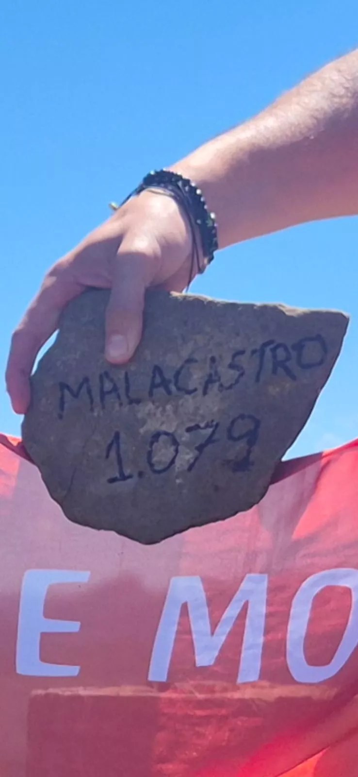 Reto de la cima de Malacastro de los Javieres en Anzánigo. Foto Juanlu Herrero