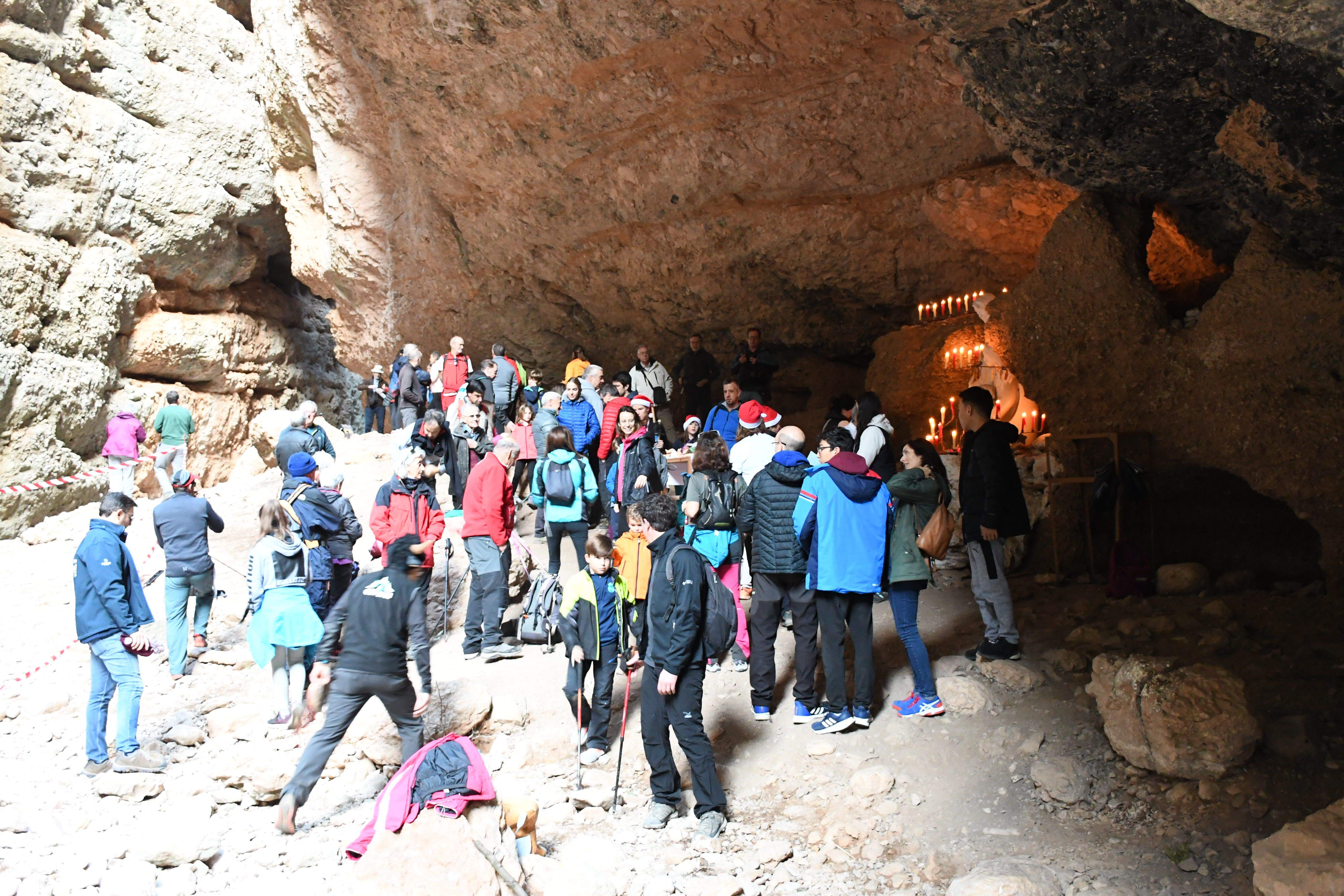Imágenes del belén de Peña Guara 