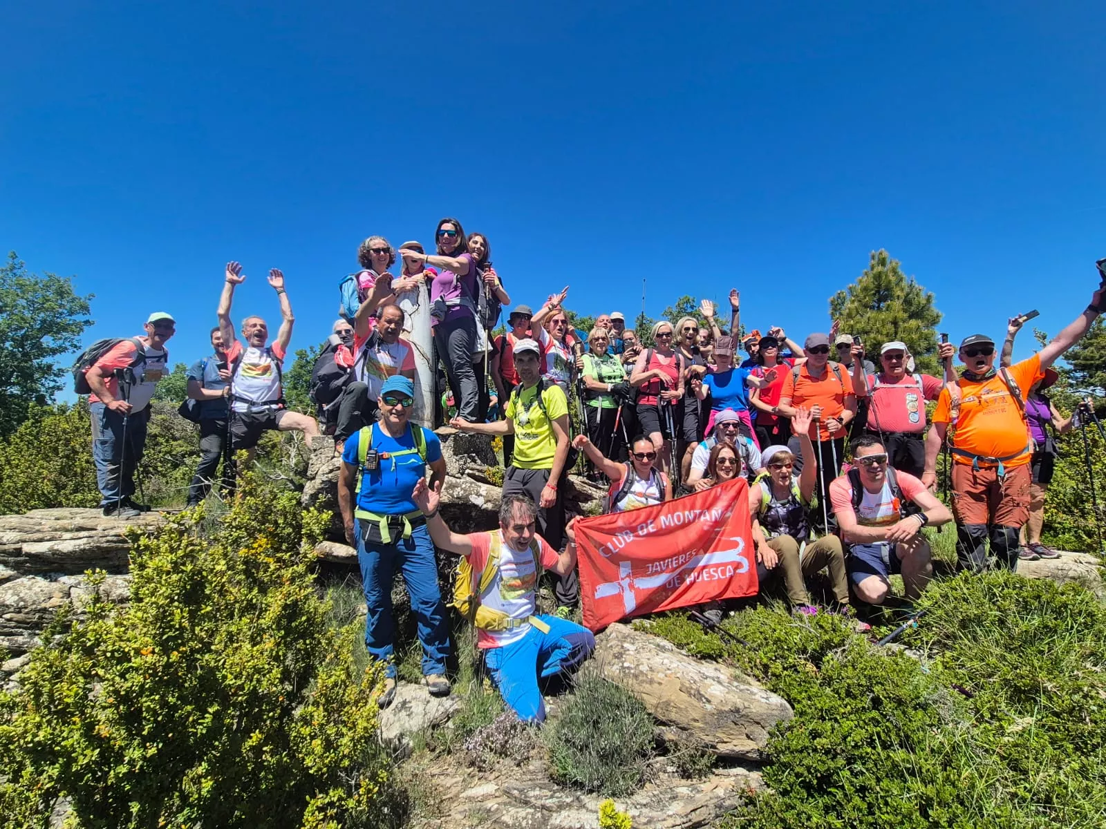 Reto de la cima de Malacastro de los Javieres en Anzánigo. Foto Juanlu Herrero
