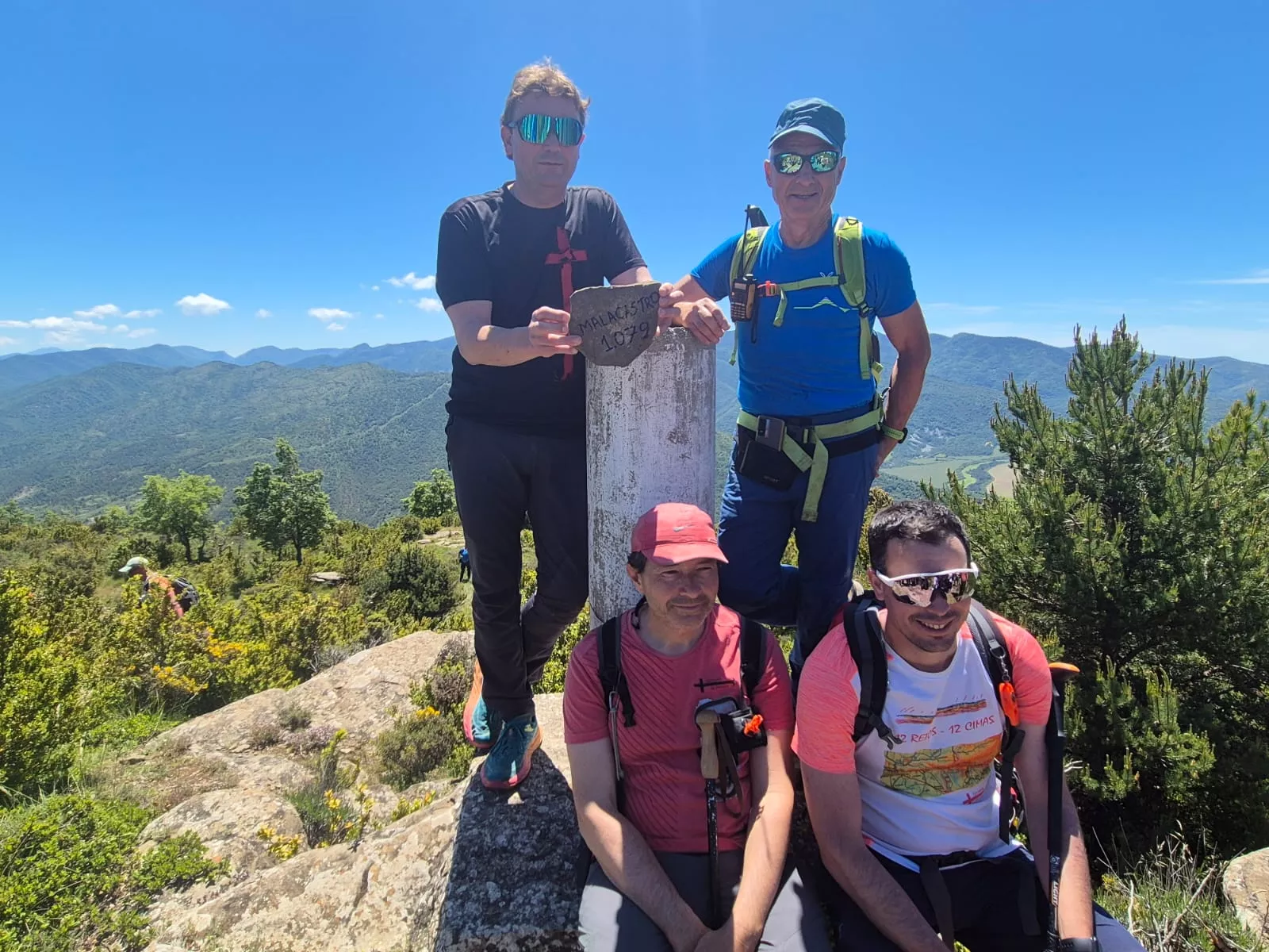 Reto de la cima de Malacastro de los Javieres en Anzánigo. Foto Juanlu Herrero