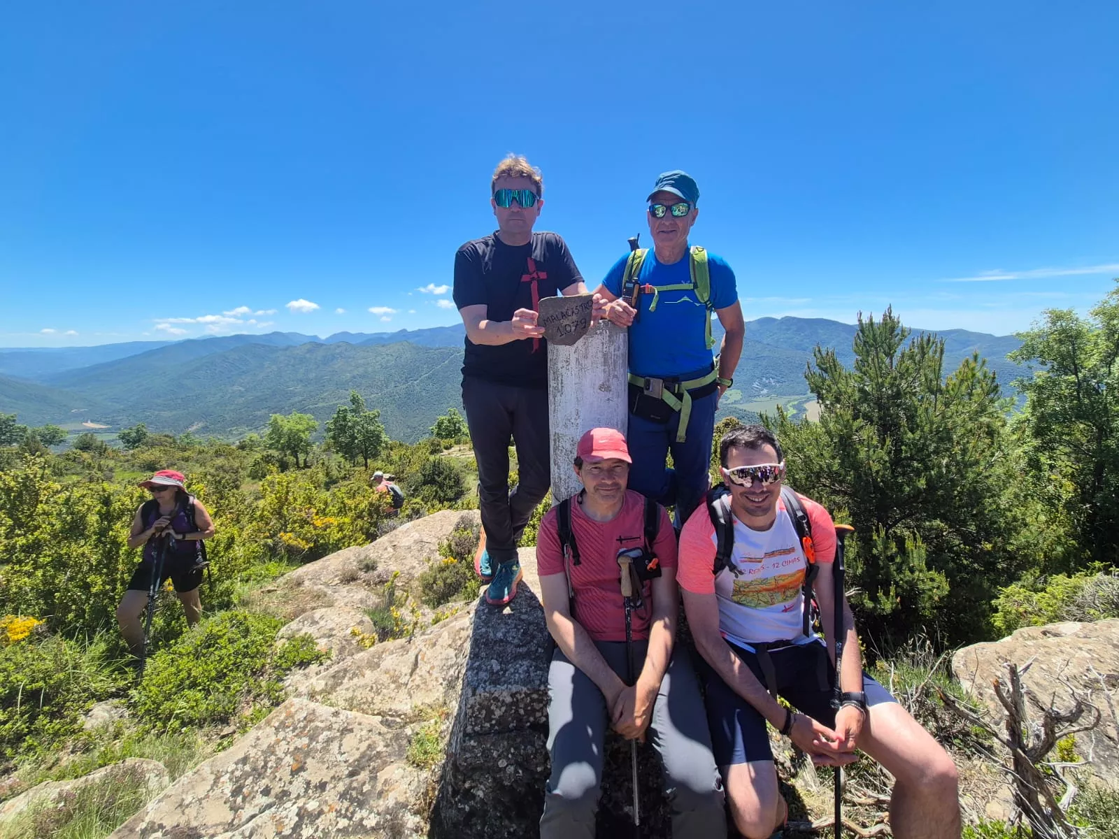 Reto de la cima de Malacastro de los Javieres en Anzánigo. Foto Juanlu Herrero
