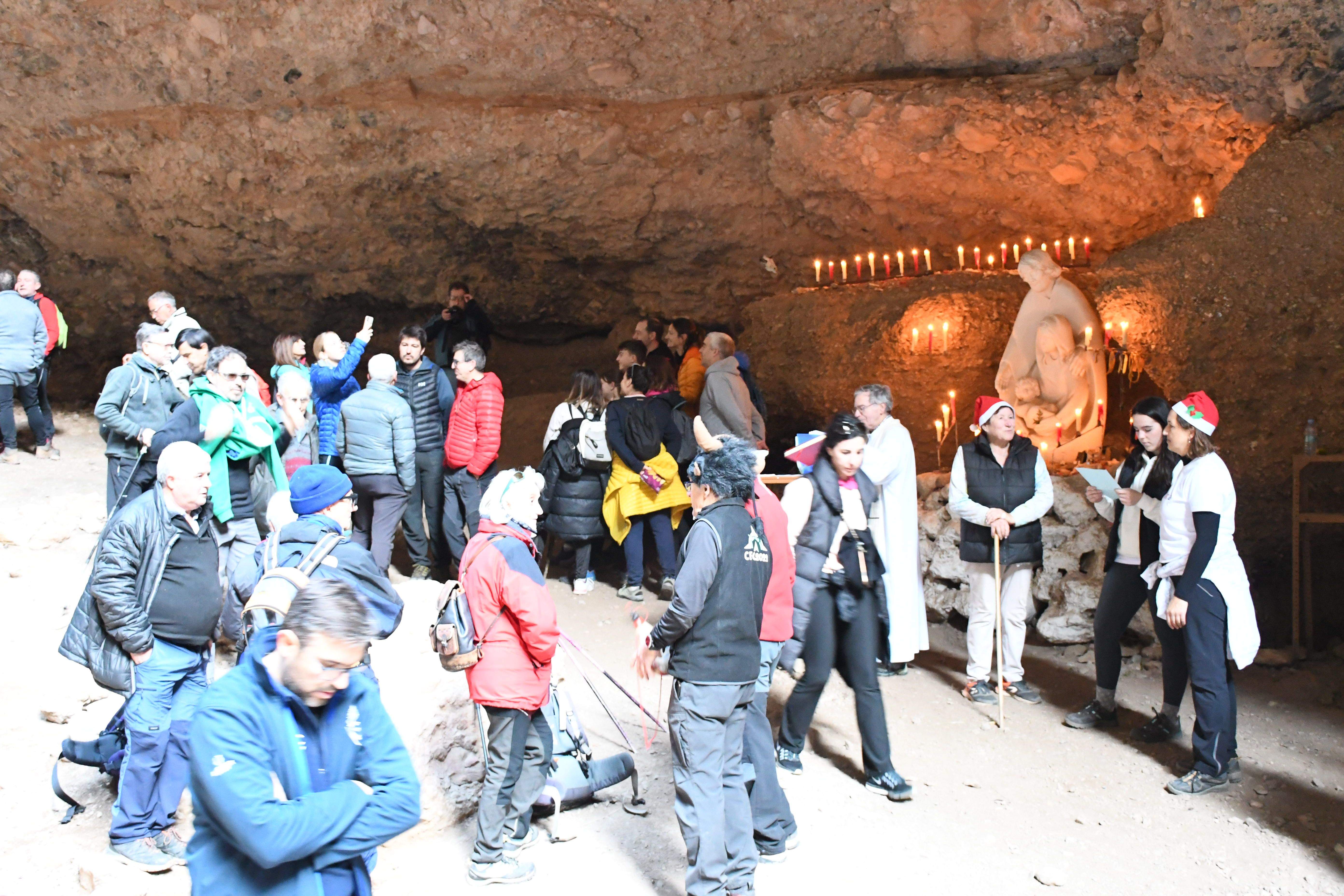 Imágenes del belén de Peña Guara 
