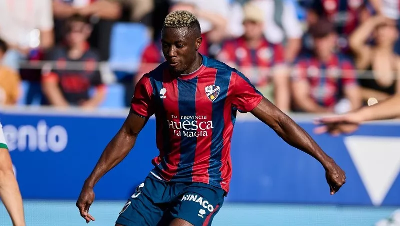 Soko, jugador del Huesca.