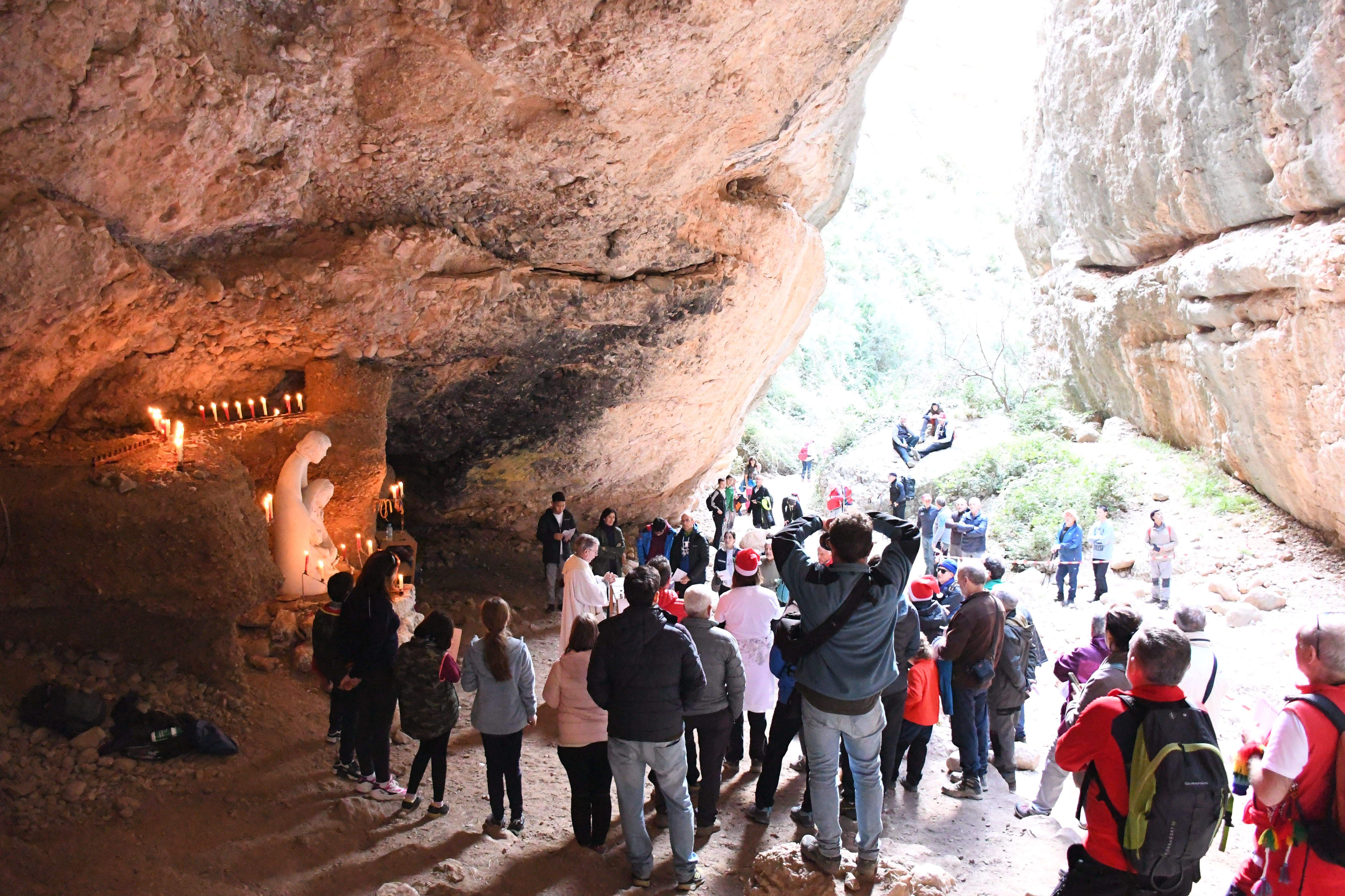 Imágenes del belén de Peña Guara 