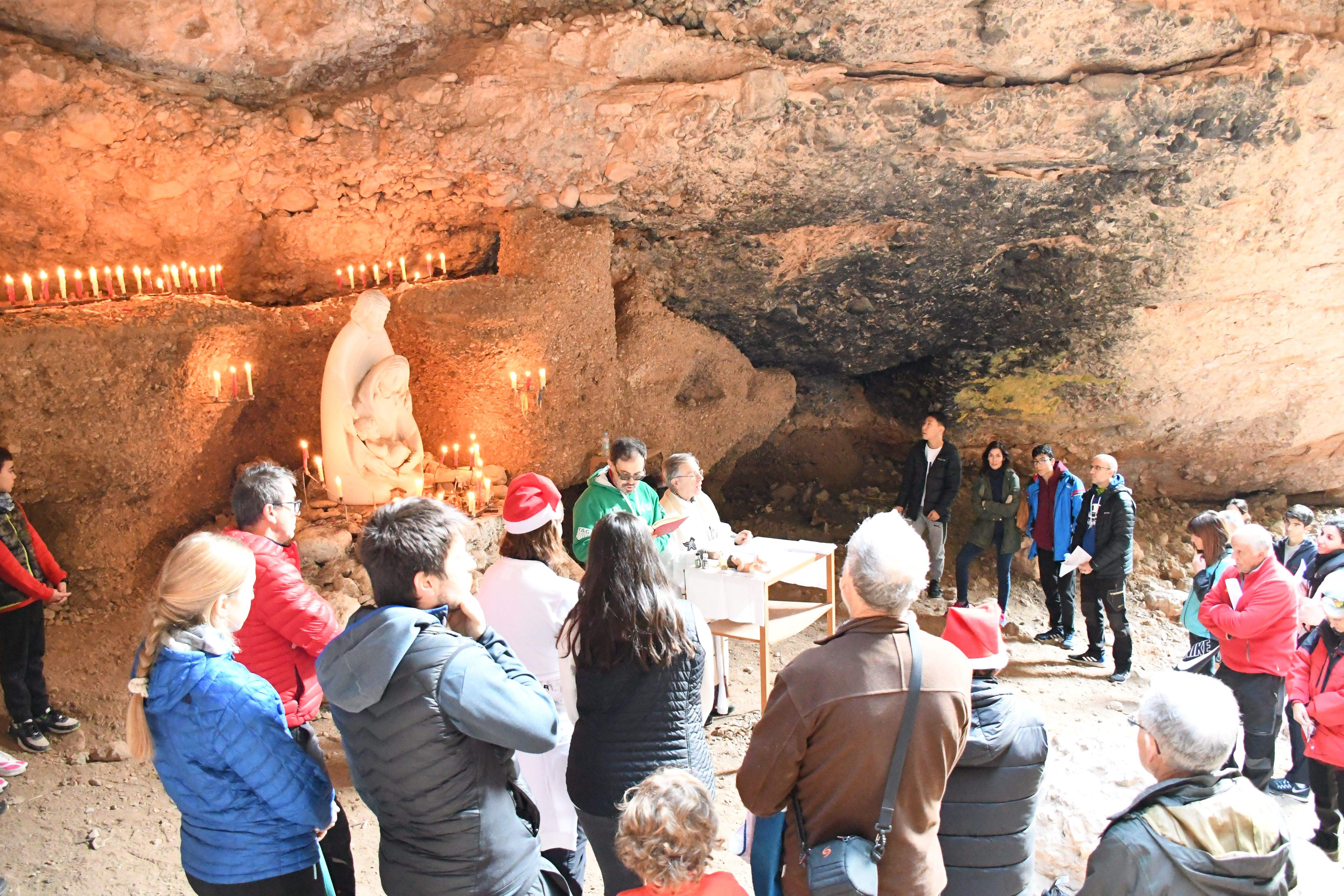 Imágenes del belén de Peña Guara 