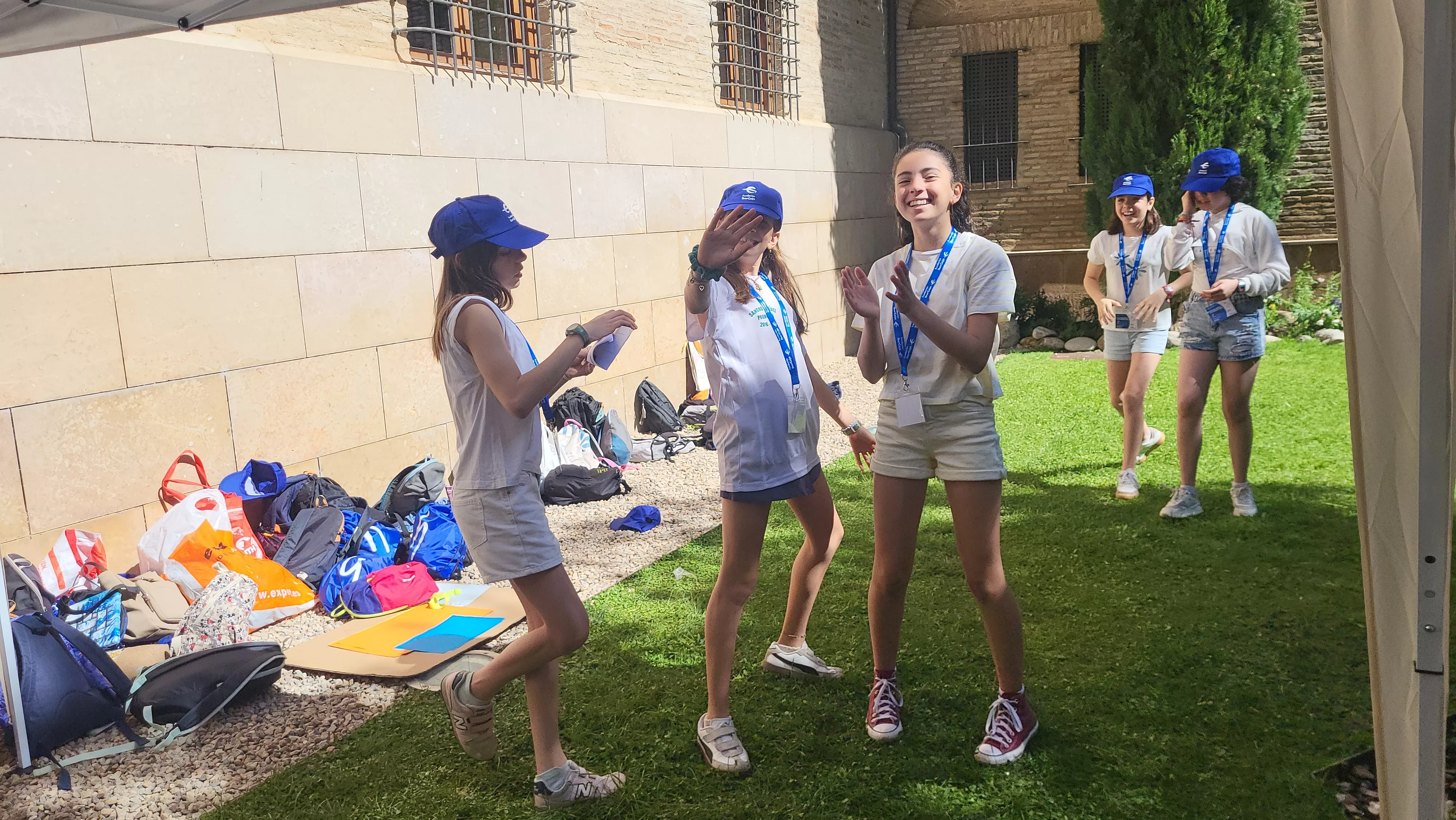 Mercado de Cooperativas Escolares en el centro Fundación Ibercaja. Foto Mercedes Manterola