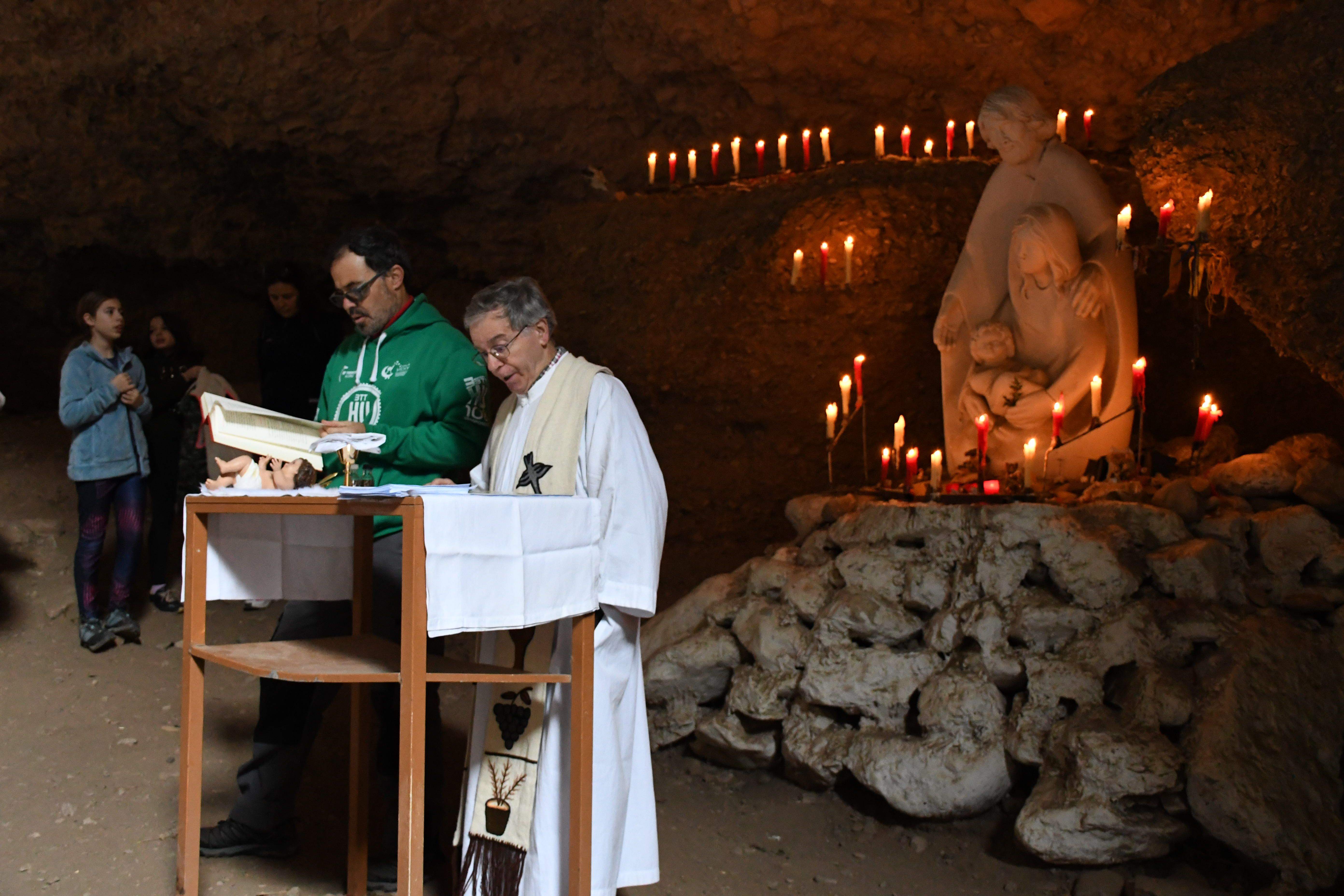 Imágenes del belén de Peña Guara 