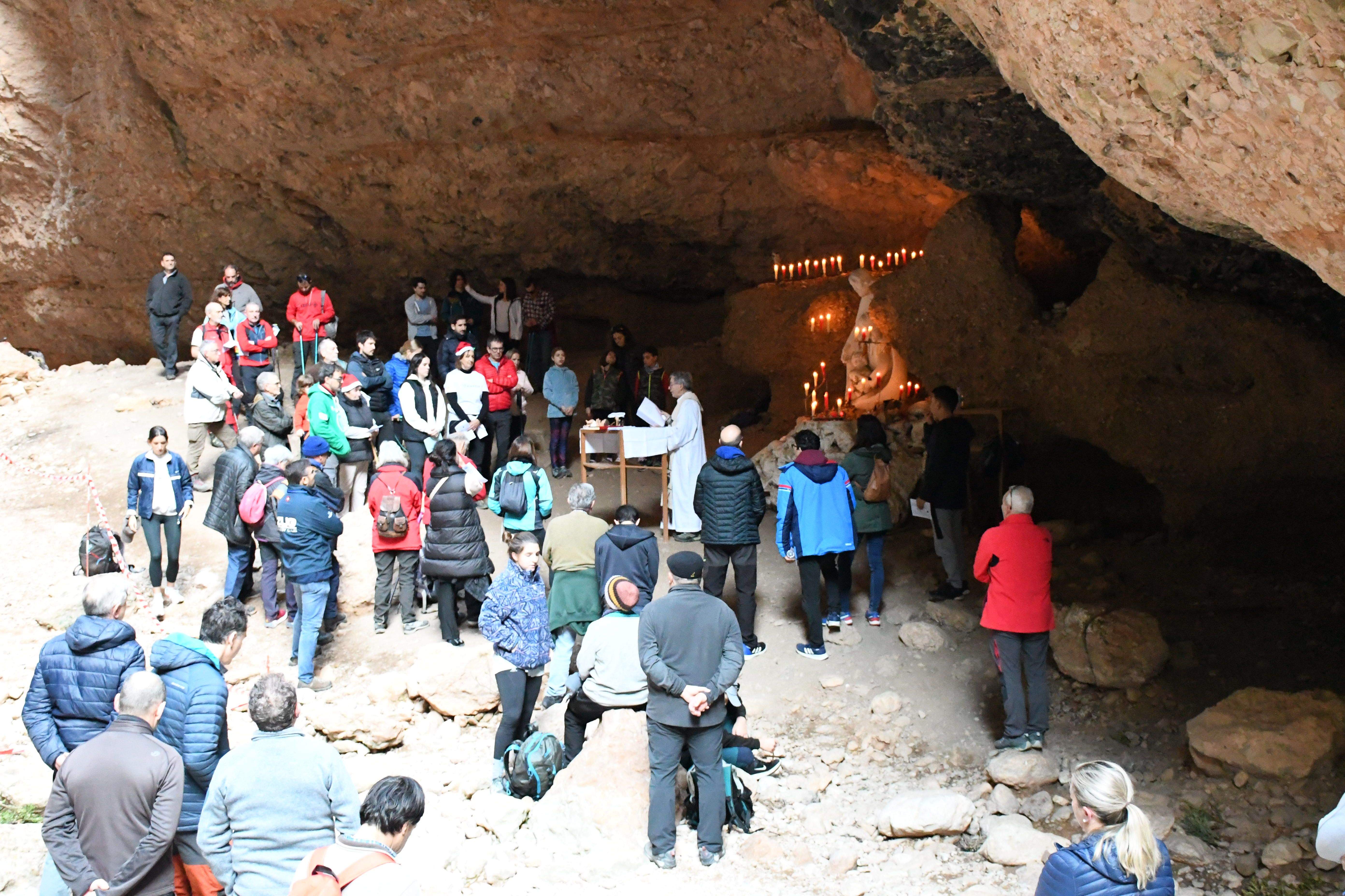 Imágenes del belén de Peña Guara 