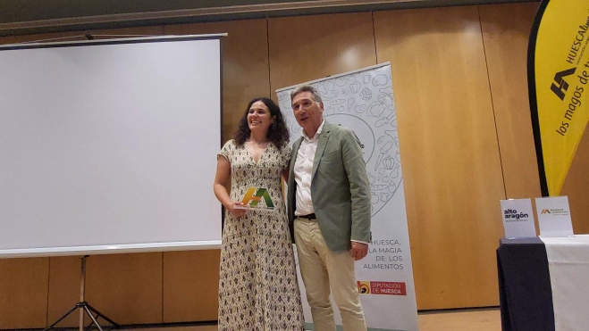 Lucía Palacín y Ricardo Oliván. Lucía Palacín y Ricardo Oliván.