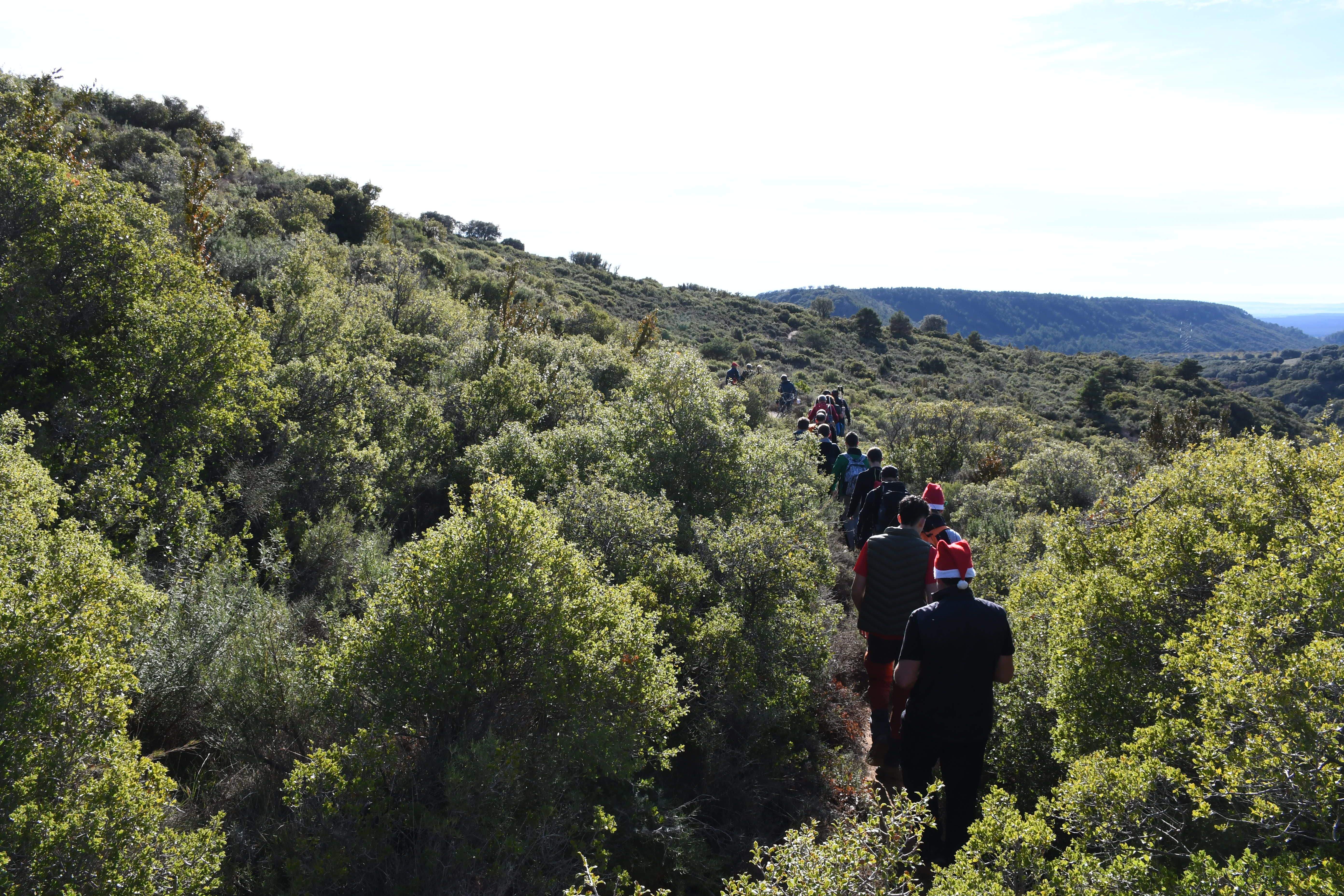 Imágenes del belén de Peña Guara 