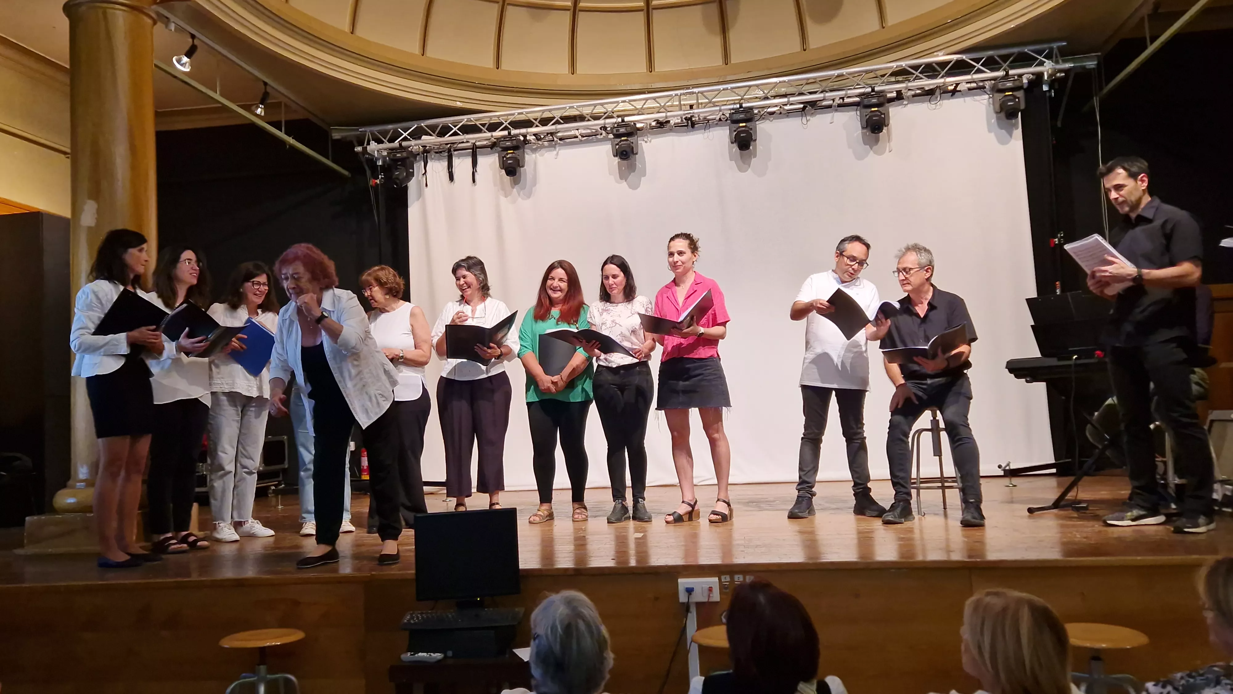 Coro de Profesores del IES Ramón y Cajal. Foto Myriam Martínez