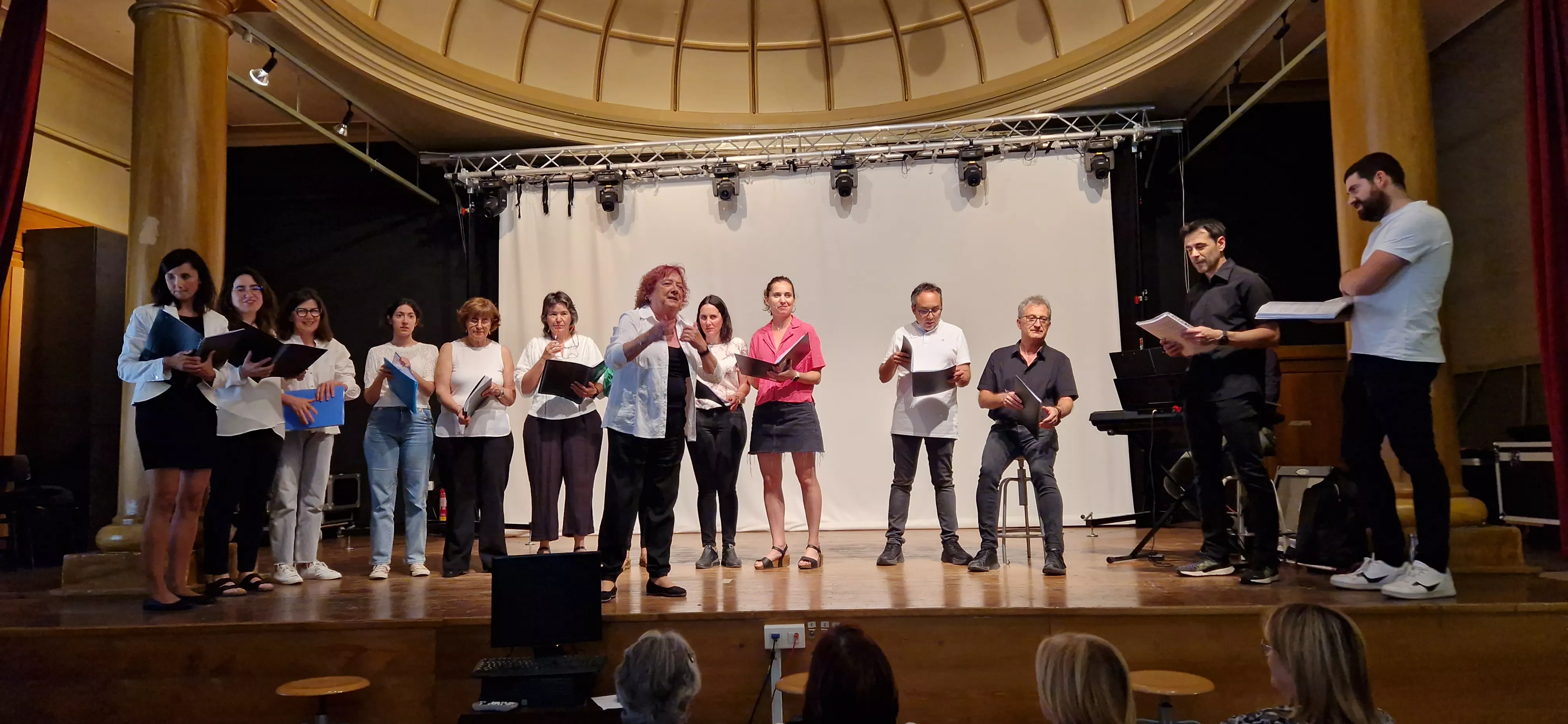 Coro de Profesores del IES Ramón y Cajal. Foto Myriam Martínez