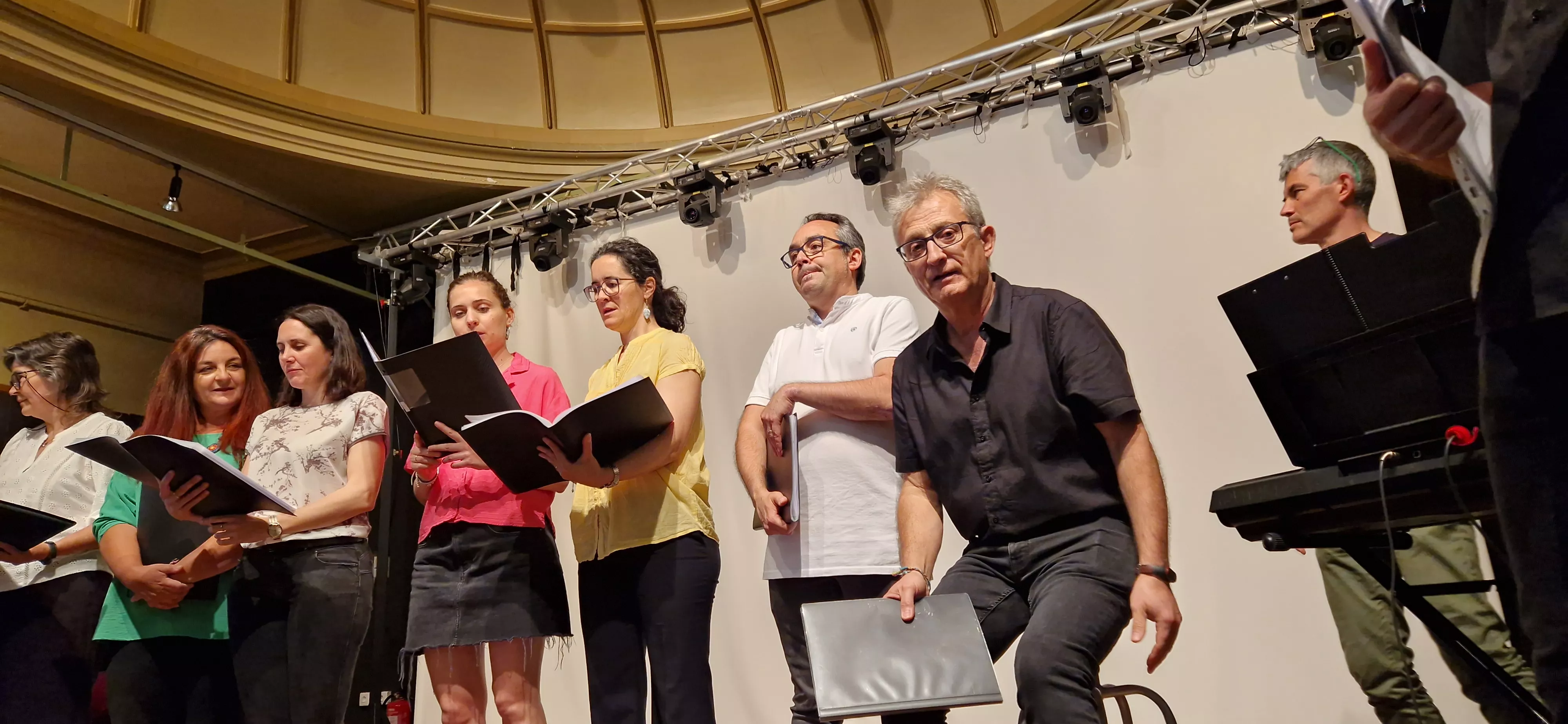 Coro de Profesores del IES Ramón y Cajal. Foto Myriam Martínez