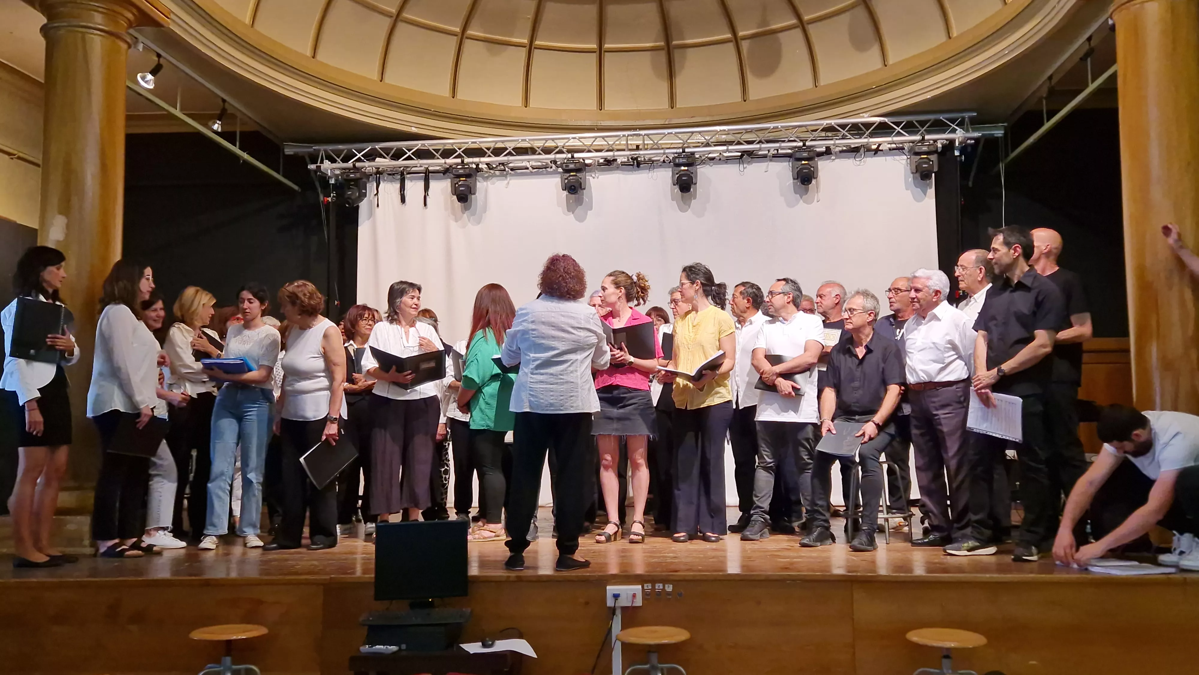 Coro de Profesores del IES Ramón y Cajal. Foto Myriam Martínez