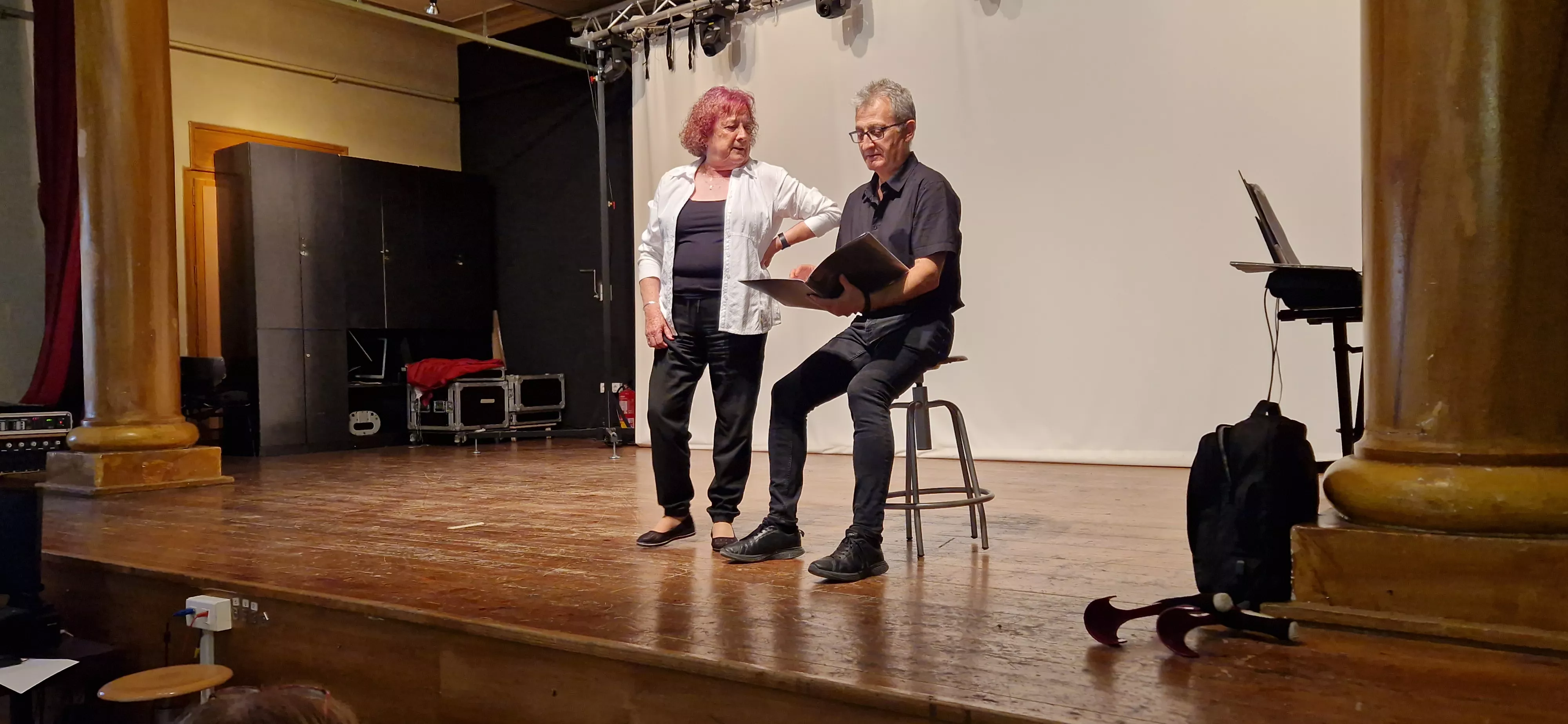 Isabel Arilla y Jorge Arias. Foto Myriam Martínez