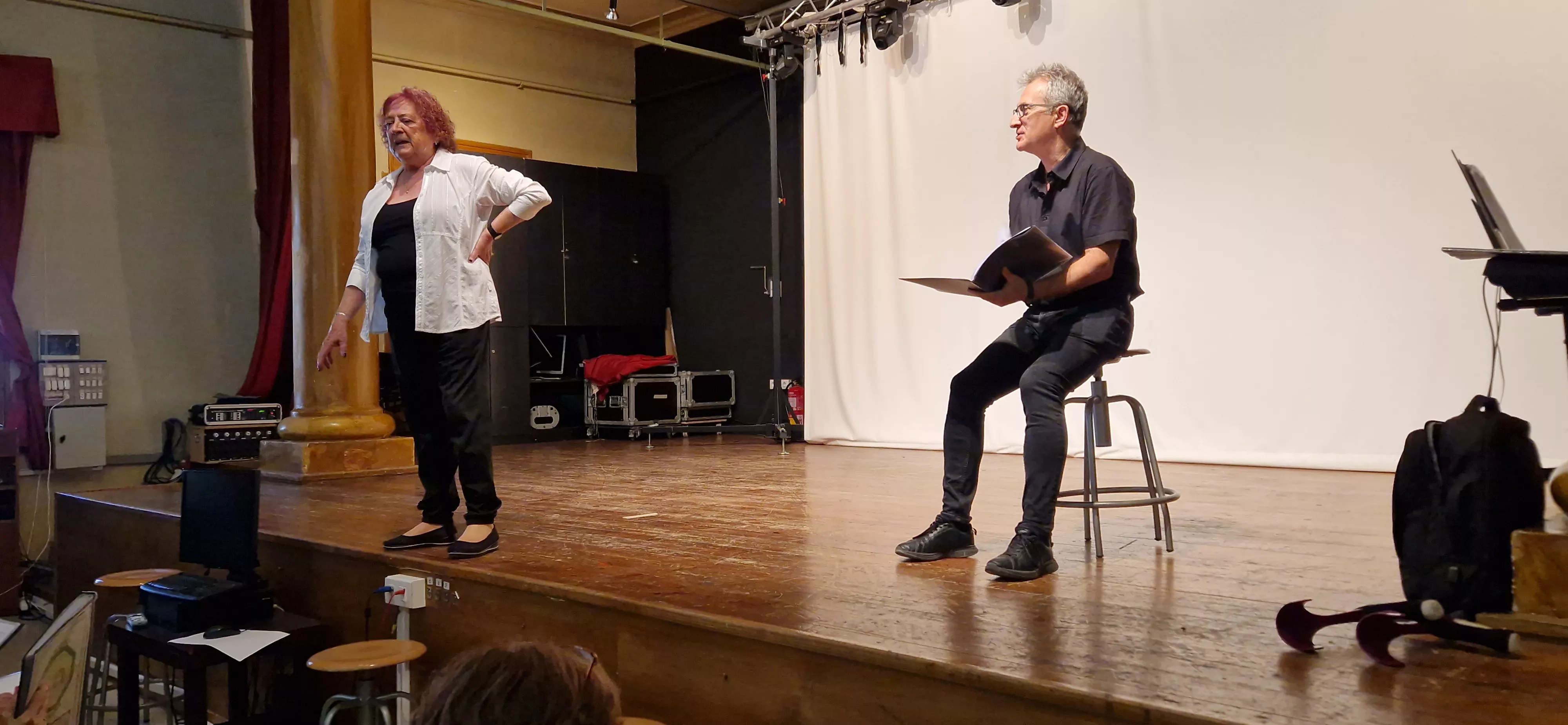 Isabel Arilla y Jorge Arias. Foto Myriam Martínez