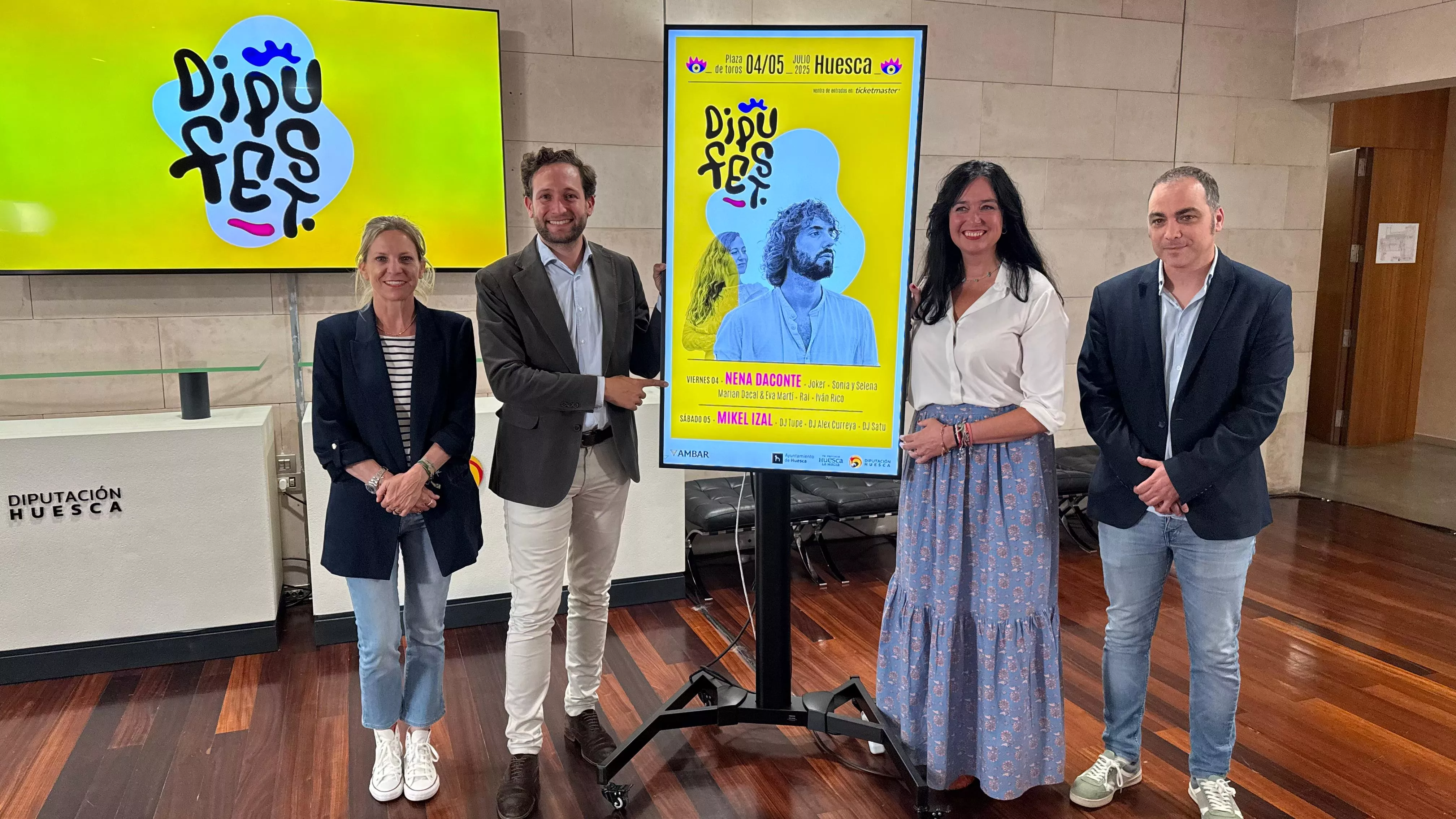 Nena Daconte y Mikel Izal encabezan el cartel del primer Dipufest en Huesca