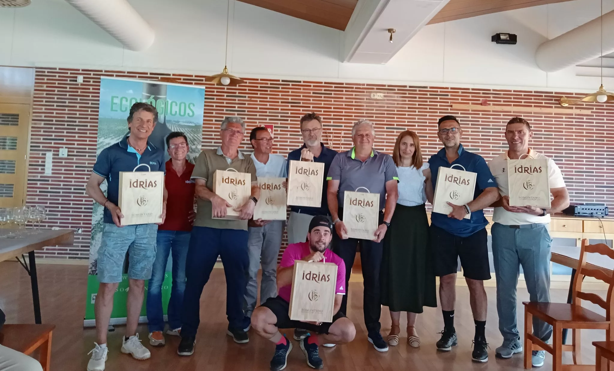 Pinto y Canal, mejor pareja scratch del I Torneo Bodega Idrias