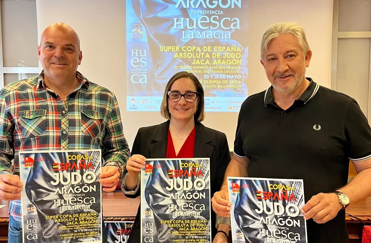 Keko Cajal, Cristina Berrocal y José Ángel Hierro, en la presentación del Memorial José María Lacasta.