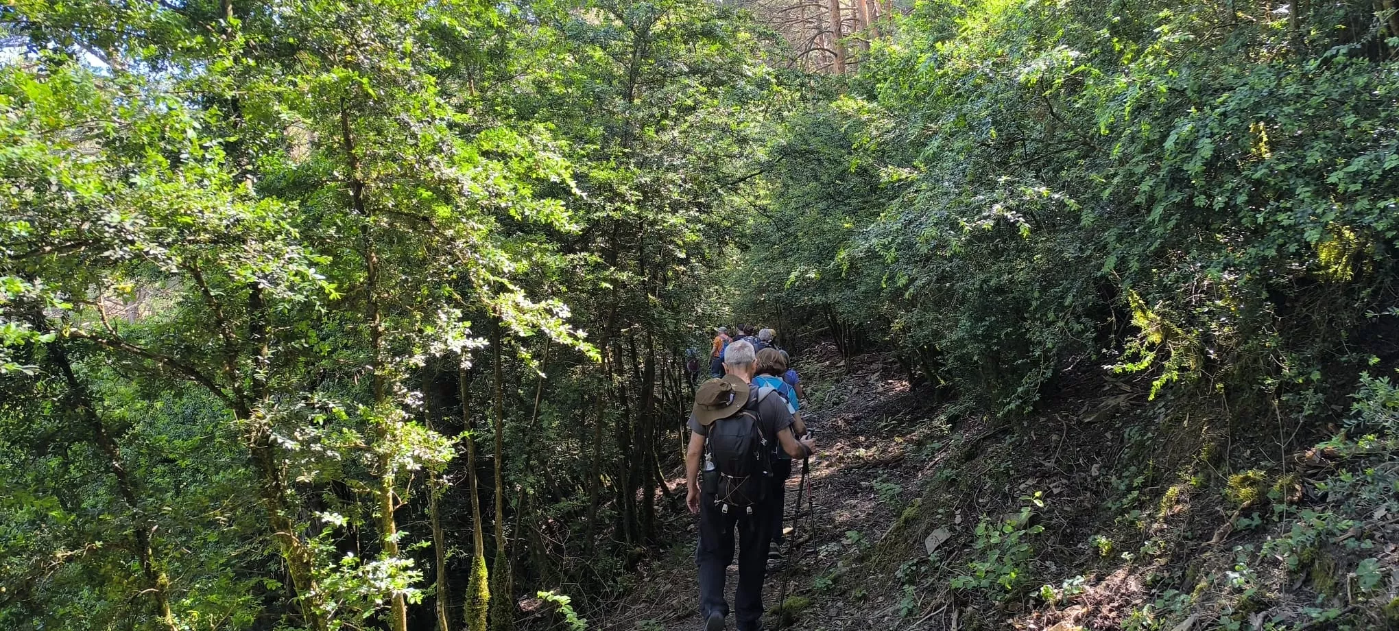 Excursión de  Deporte y Salud+55 por ermitas del Serrablo. Foto Joaquín Santafé