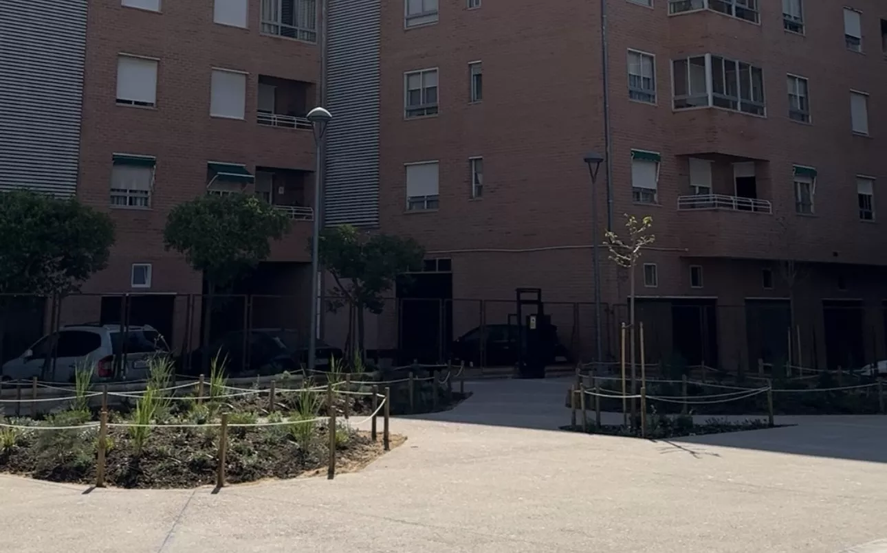 Nuevos espacios del Parque San Martín de Huesca tras la quinta fase de obras.